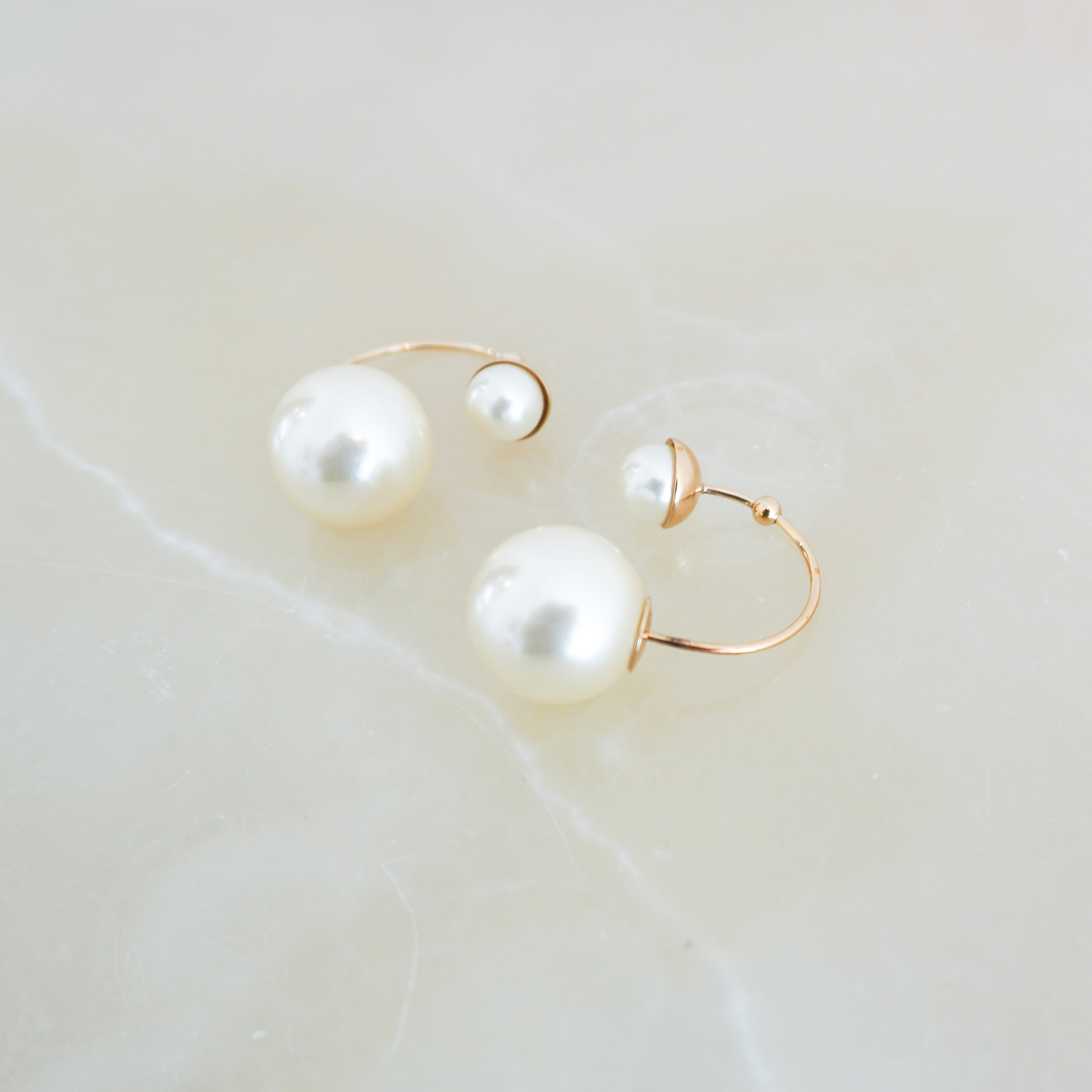 Dior UltraDior Tribales Gold-Tone Pearl Earrings (RRP £450) | Authentic Preloved FINAL SALE