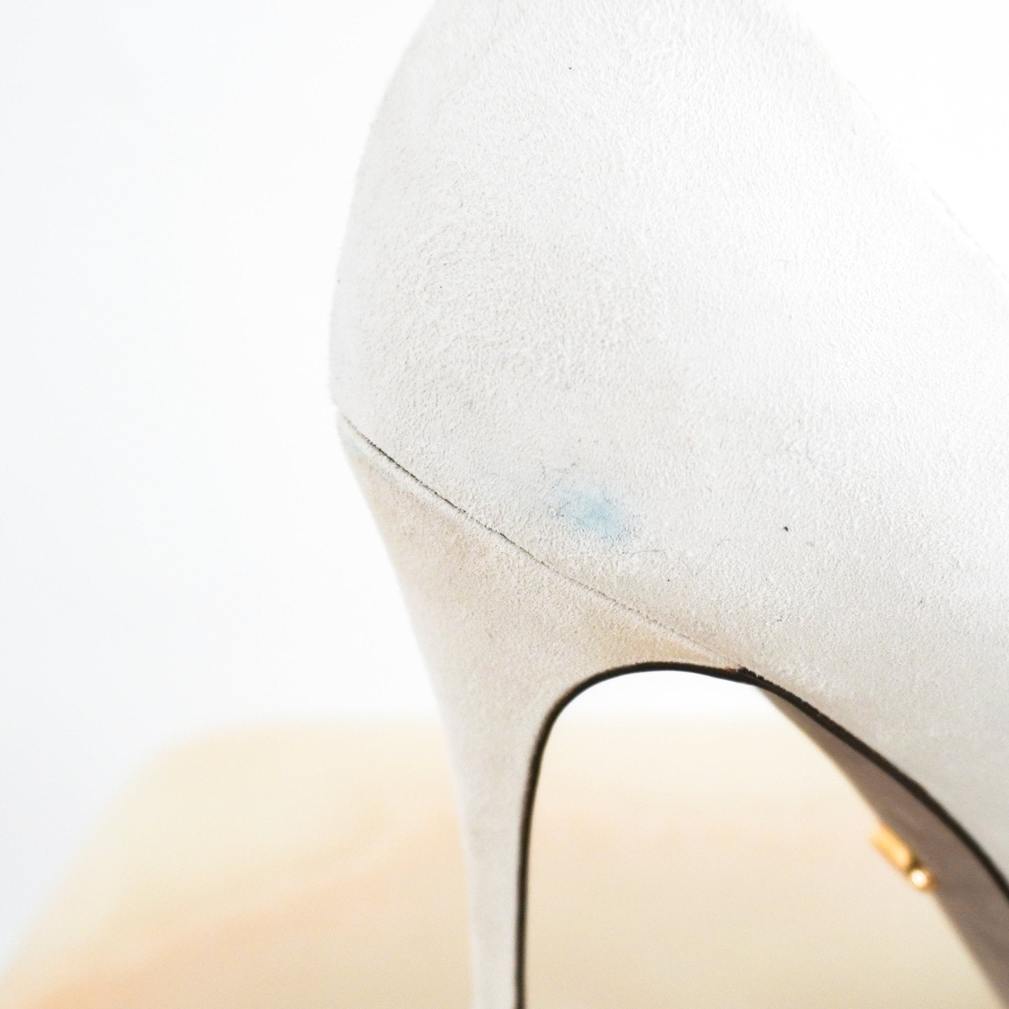 Sergio Rossi Ivory Suede Stiletto Pumps RRP £500 | Authentic Preloved - Reloved Again