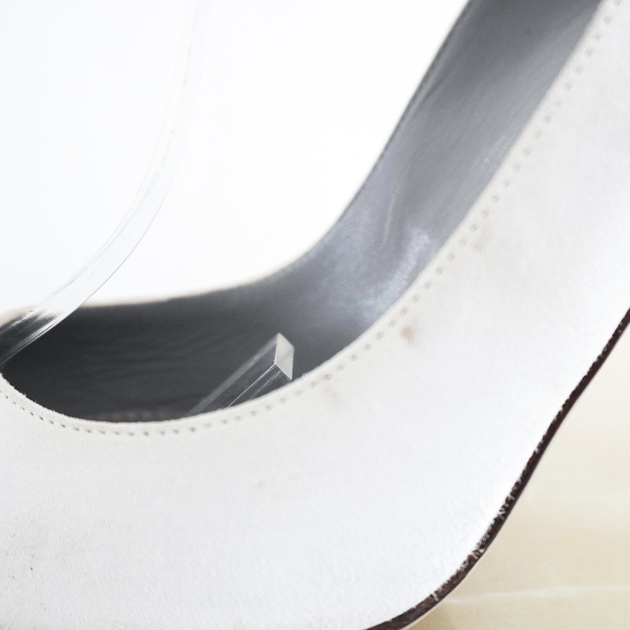 Sergio Rossi Ivory Suede Stiletto Pumps RRP £500 | Authentic Preloved - Reloved Again