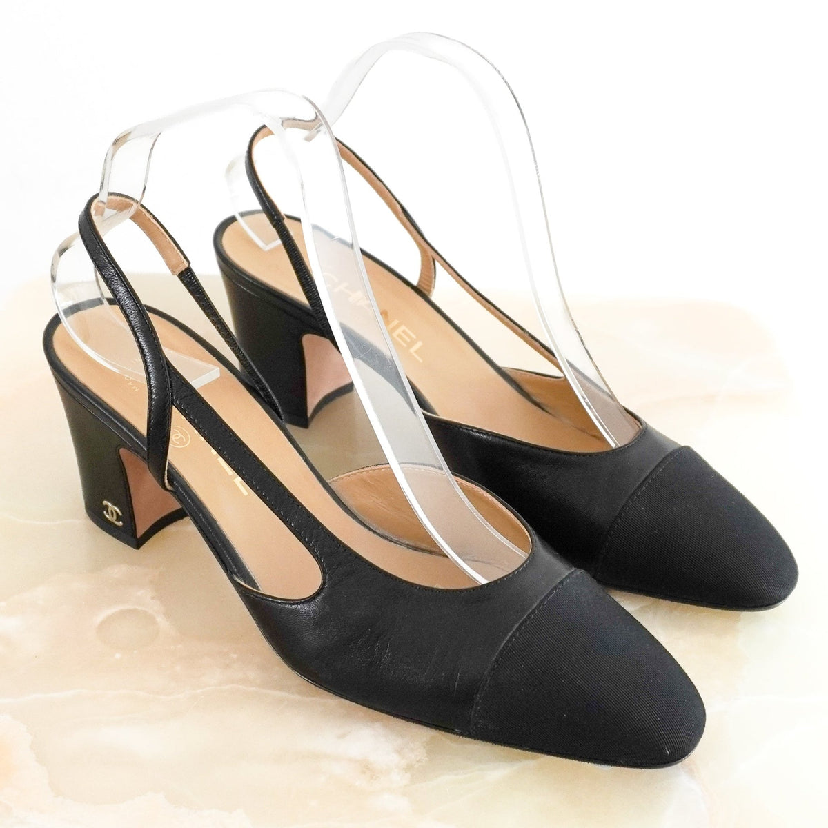 Chanel Black Slingbacks (RRP 1000) | Authentic Preloved - Reloved Again