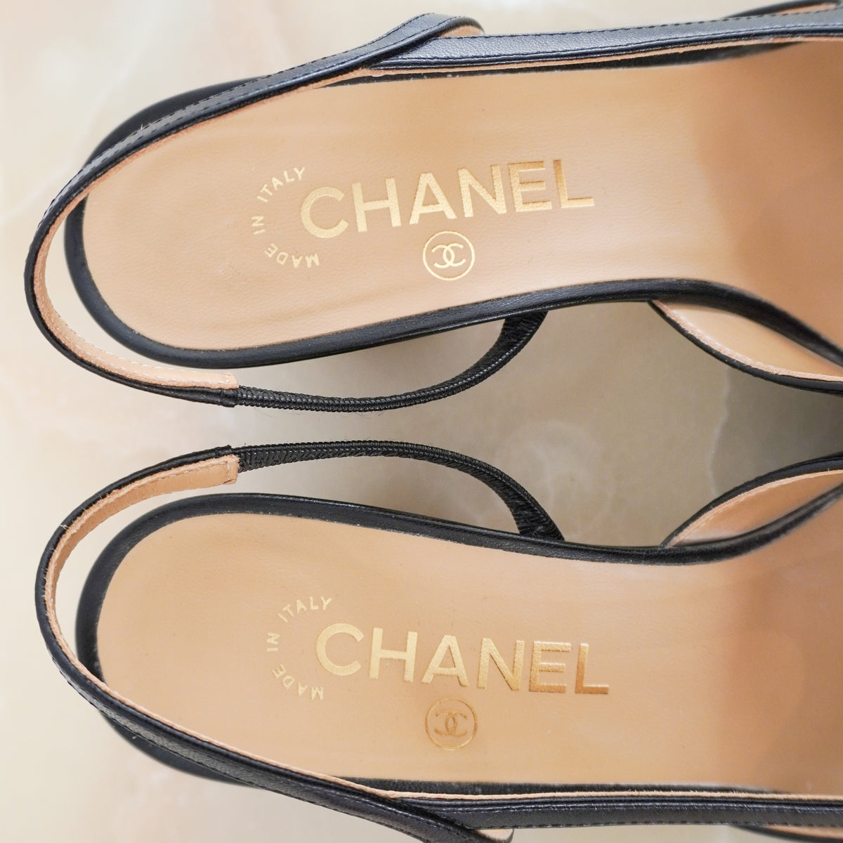 Chanel Black Slingbacks (RRP 1000) | Authentic Preloved