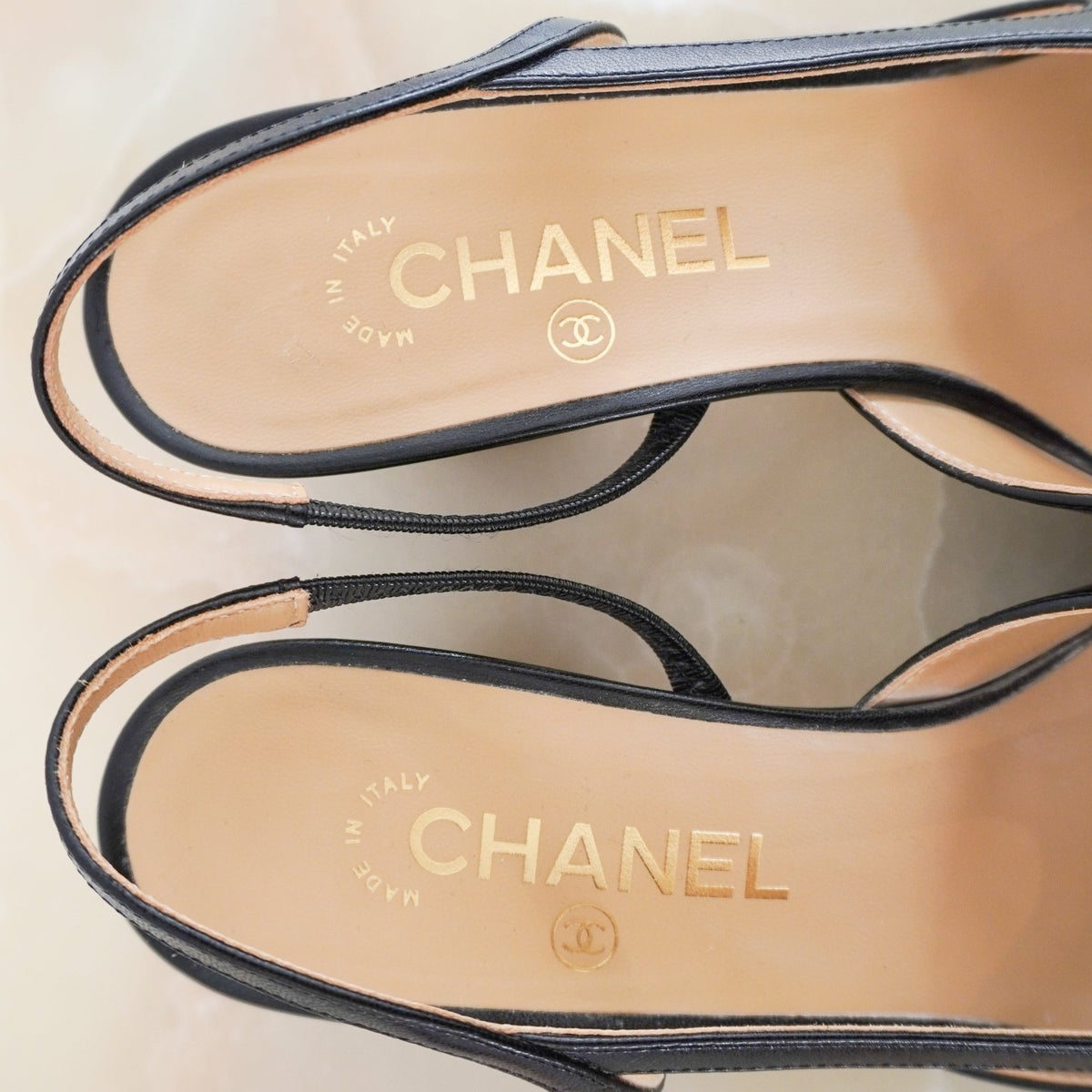 Chanel Black Slingbacks (RRP 1000) | Authentic Preloved - Reloved Again