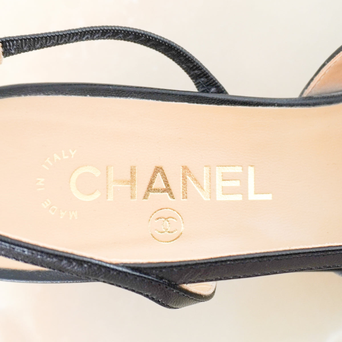Chanel Black Slingbacks (RRP 1000) | Authentic Preloved