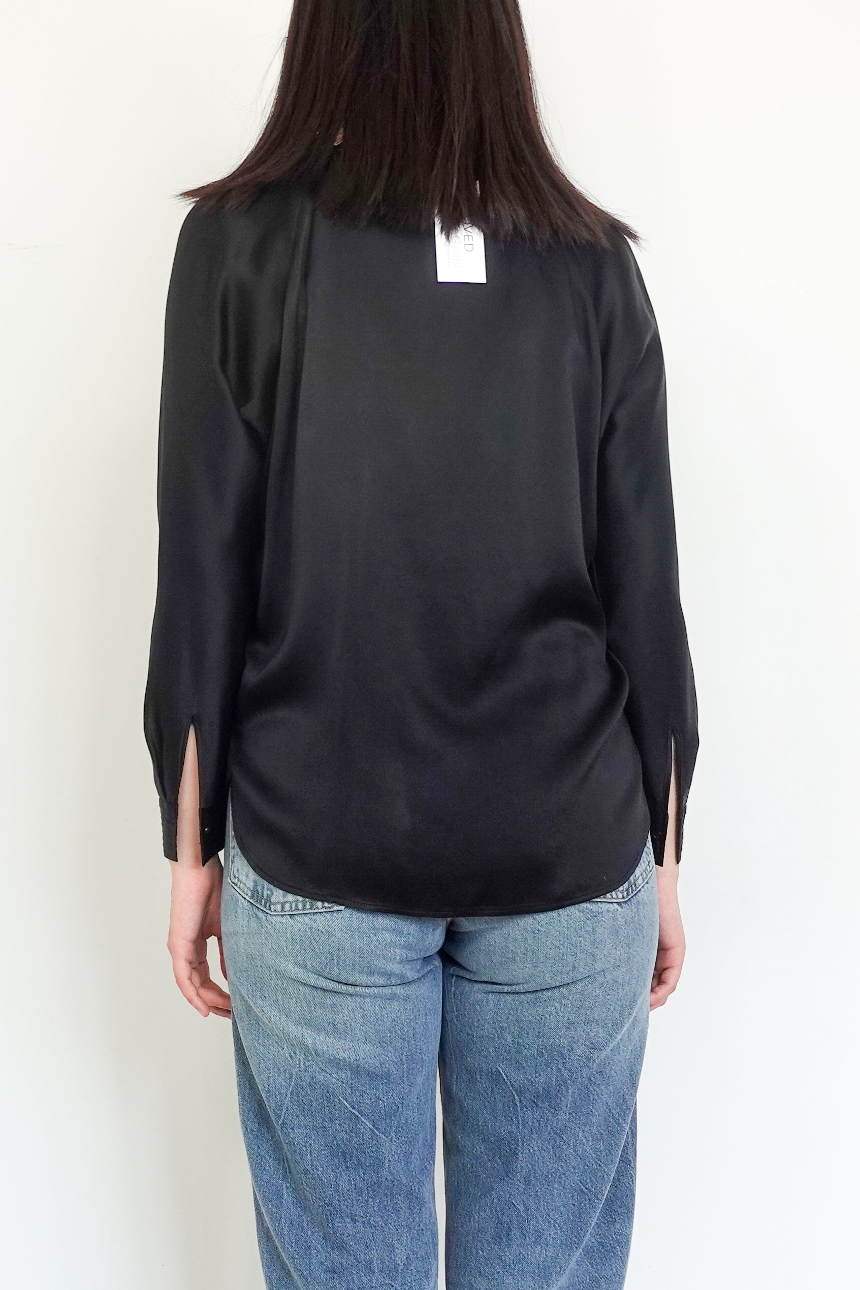 Silk black shirt RRP £165