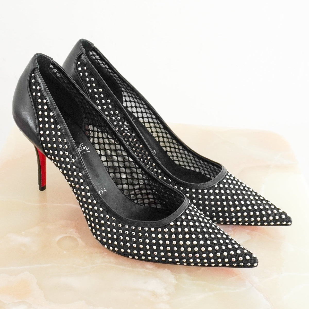 Christian Louboutin Apostropha Mesh Pumps (RRP £1065) | Authentic Preloved