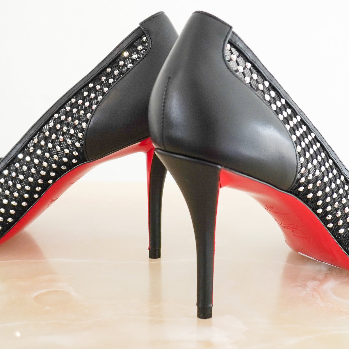 Christian Louboutin Apostropha Mesh Pumps (RRP £1065) | Authentic Preloved
