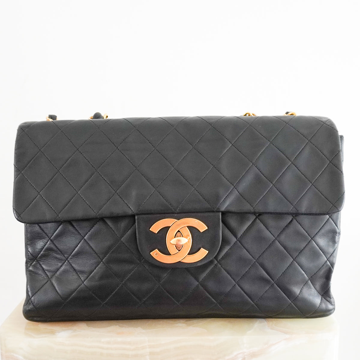 Chanel Jumbo XL Classic Lambskin Single Flap Crossbody Bag | Authentic Preloved
