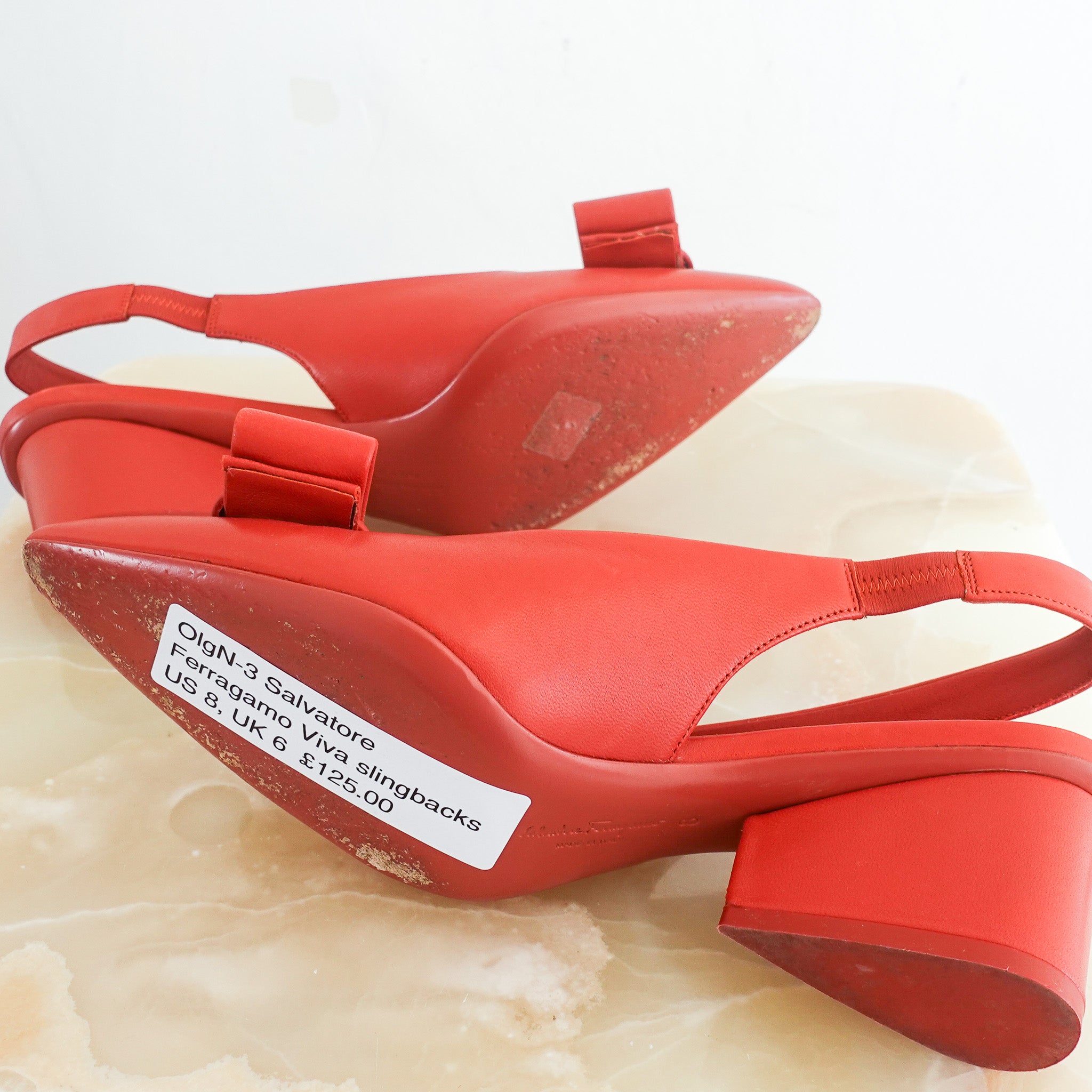Viva slingbacks RRP £470