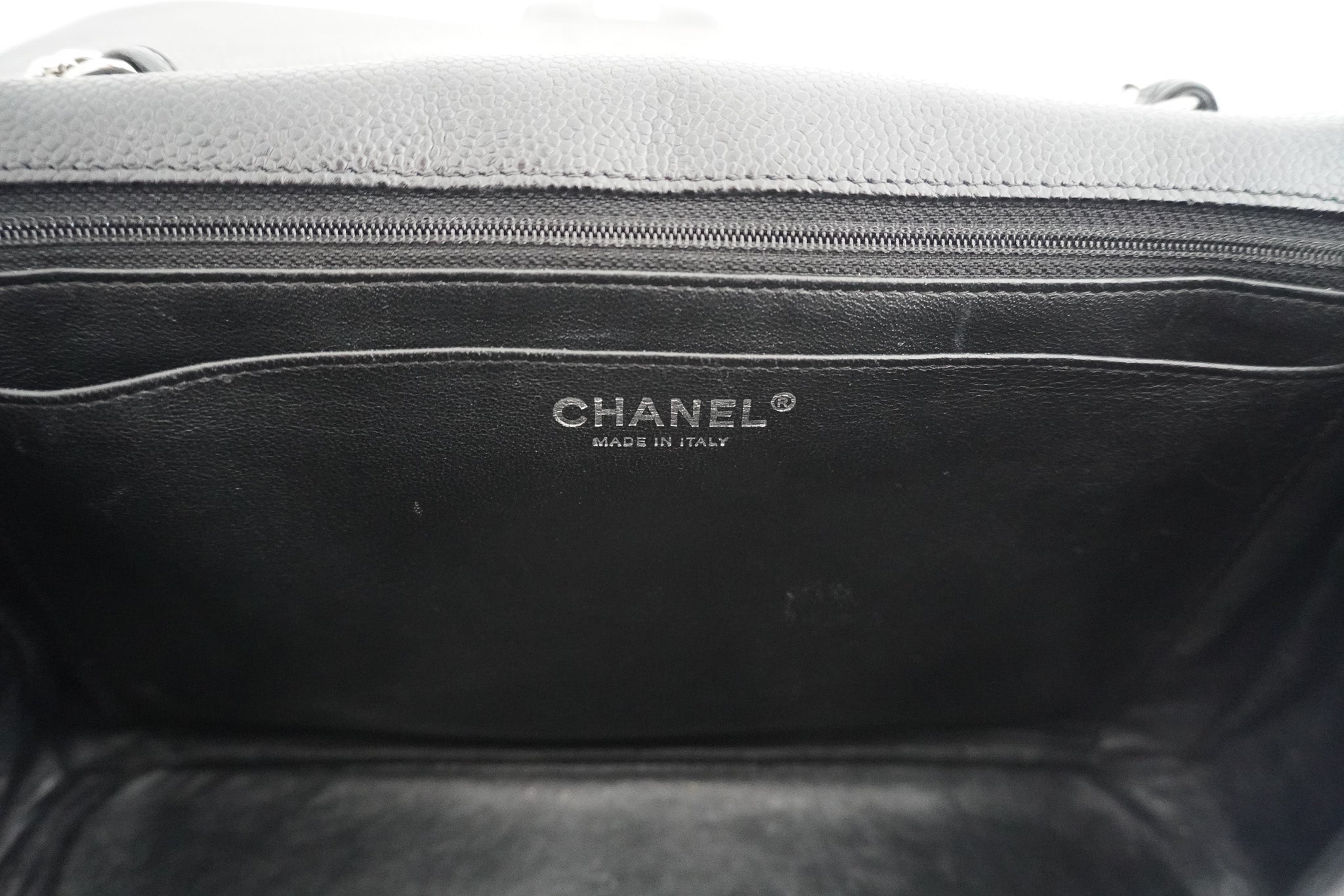 Chanel Jumbo Classic Single Flap Bag in Black Caviar Leather RRP £9,500 | Authentic Preloved