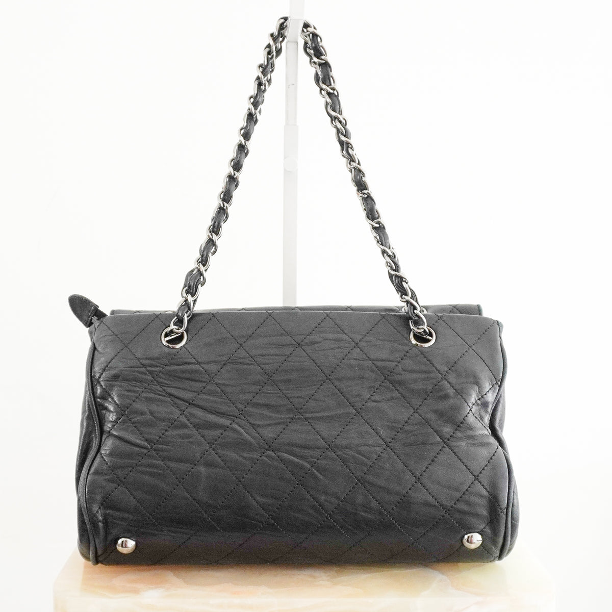 Chanel Leather Ritz Flap Bag Black | Authentic Preloved