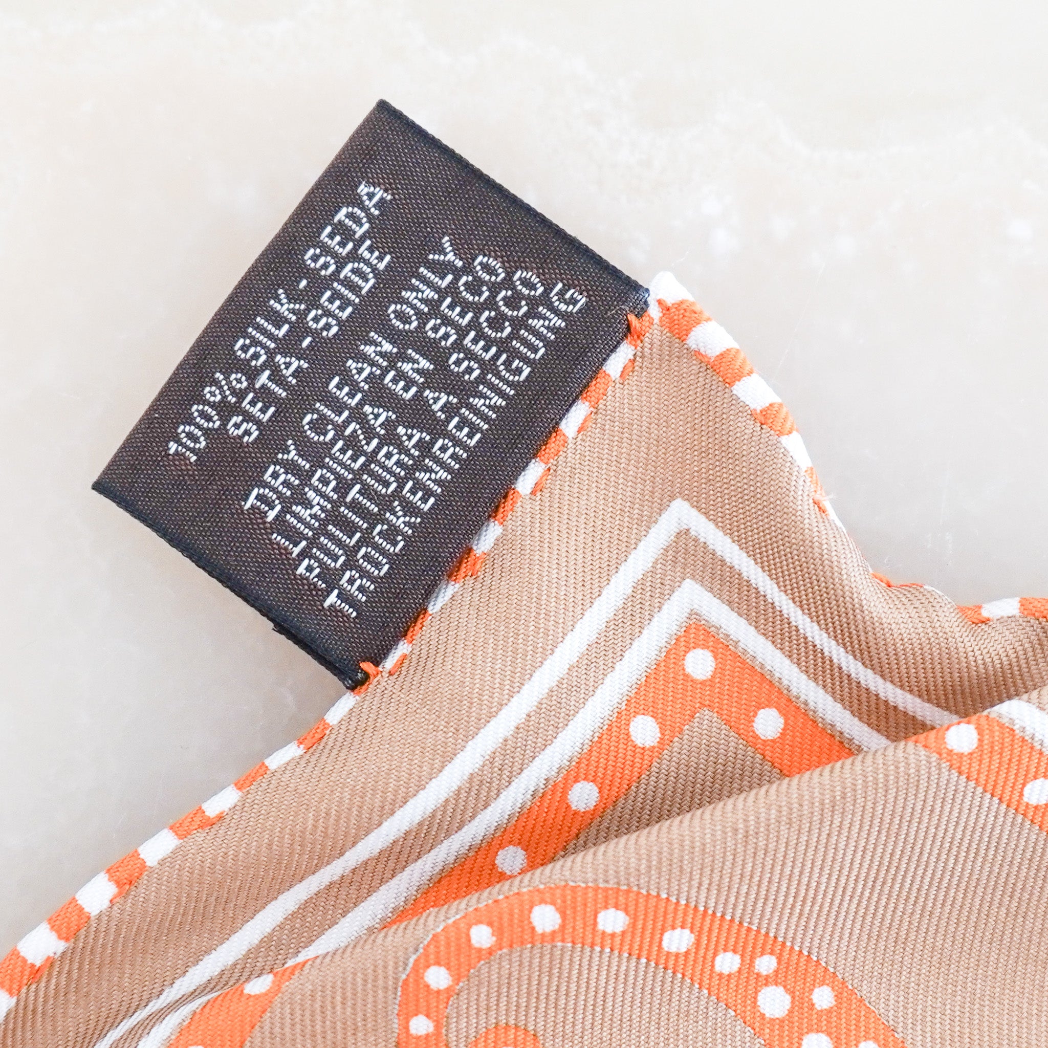 Hermès H Enlumine Bandana Silk Scarf (RRP £255) | Authentic Preloved