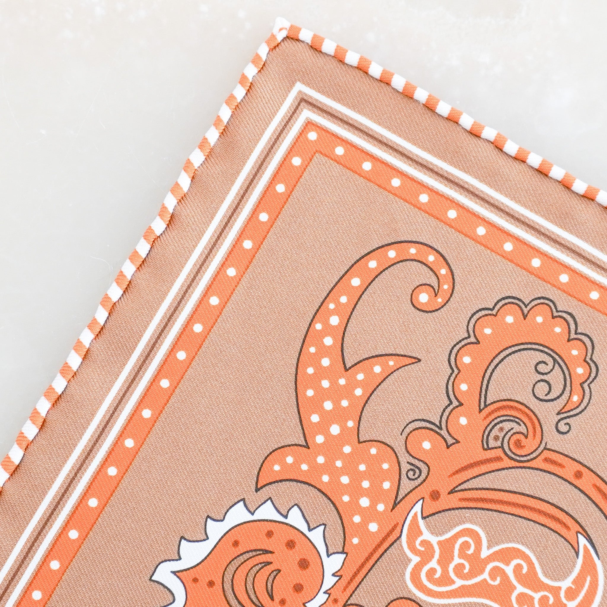 Hermès H Enlumine Bandana Silk Scarf (RRP £255) | Authentic Preloved