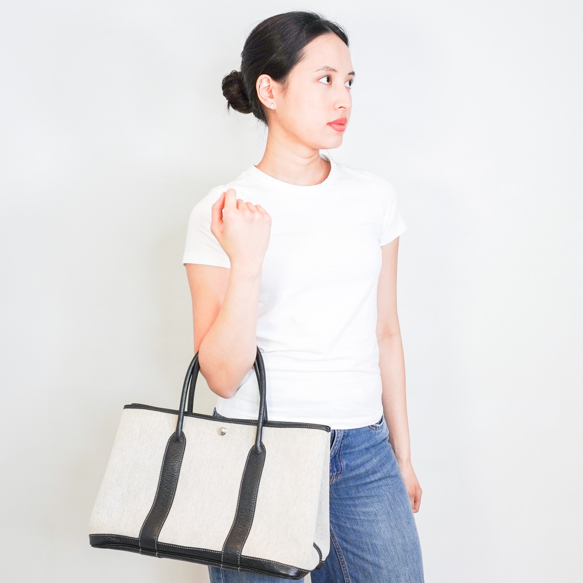 Hermes Garden Party 36 Tote Bag in Black RRP £2500 | Authentic Preloved - Reloved Again