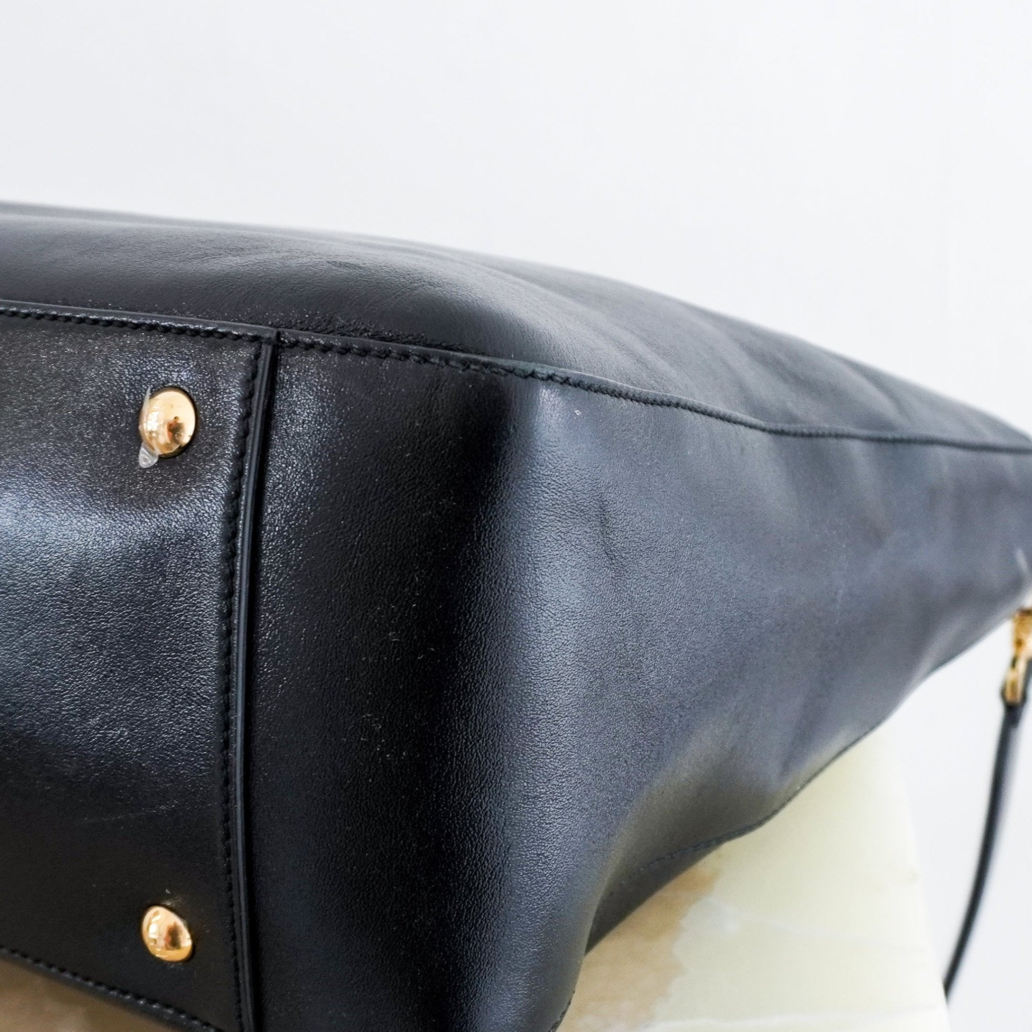 Fendi Selleria FF Handle Tote in Black RRP £2738 | Authentic Preloved - Reloved Again