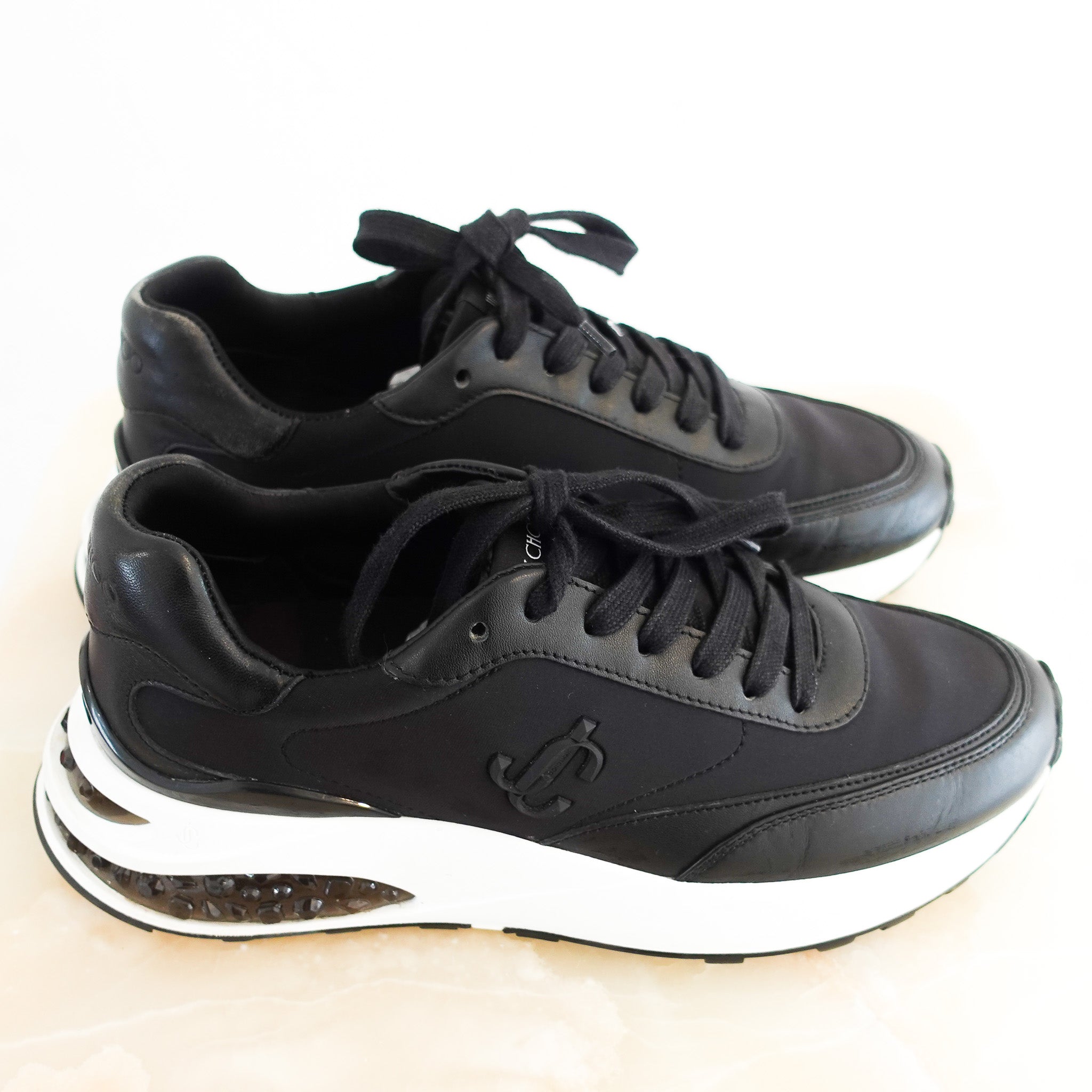 Jimmy Choo Memphis Trainers RRP £475 | Authentic Preloved - Reloved Again