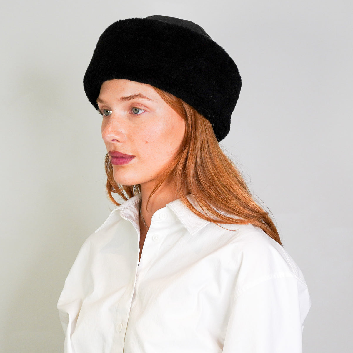Toteme Shearling Winter Hat (RRP £400) | Authentic Preloved