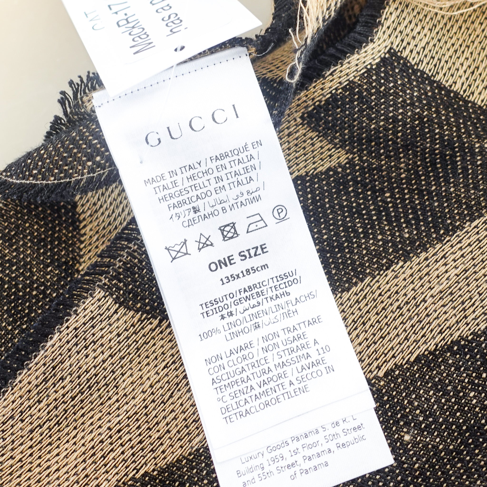 Linen throw RRP £600
