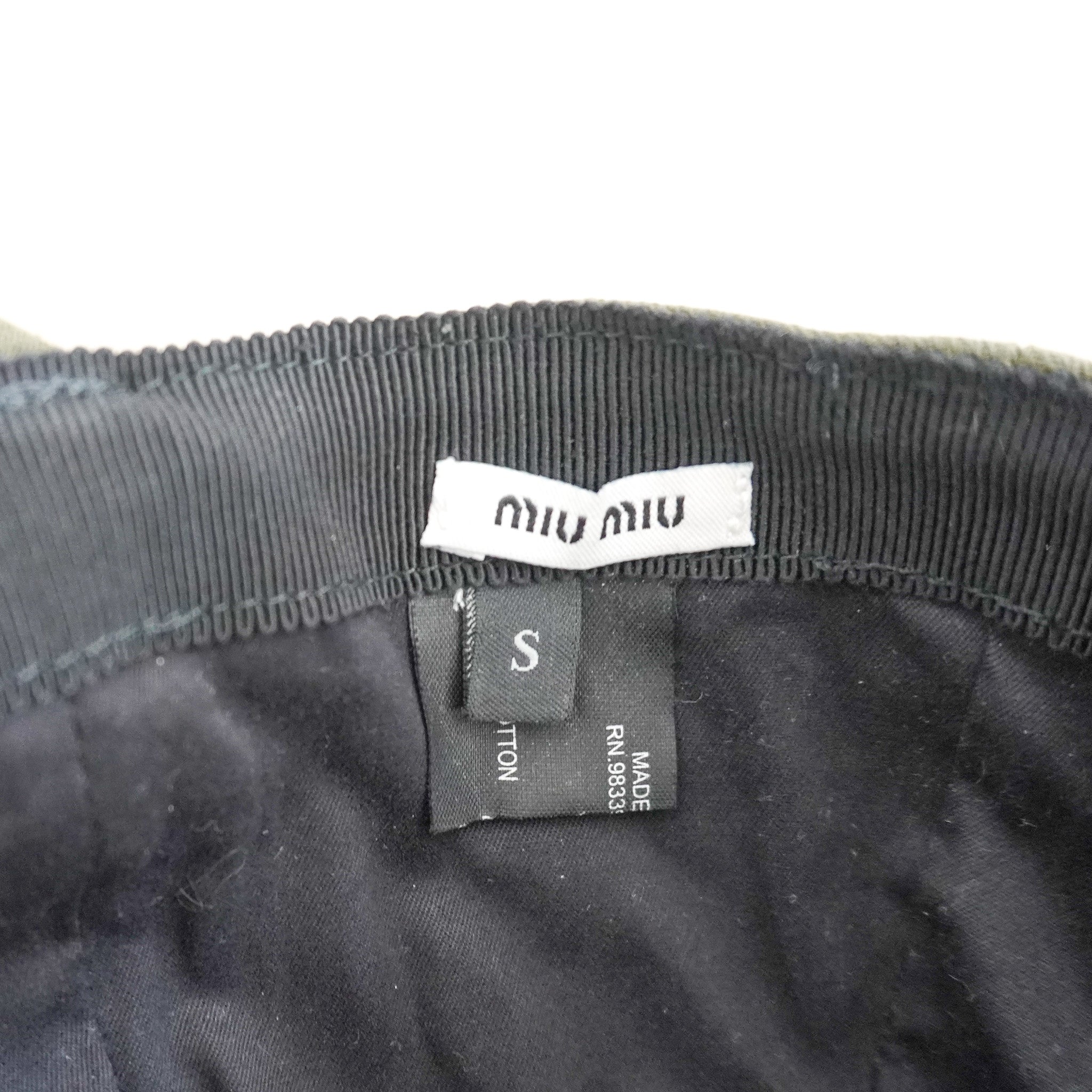 Miu Miu Cap in Khaki (RRP £420) | Authentic Preloved
