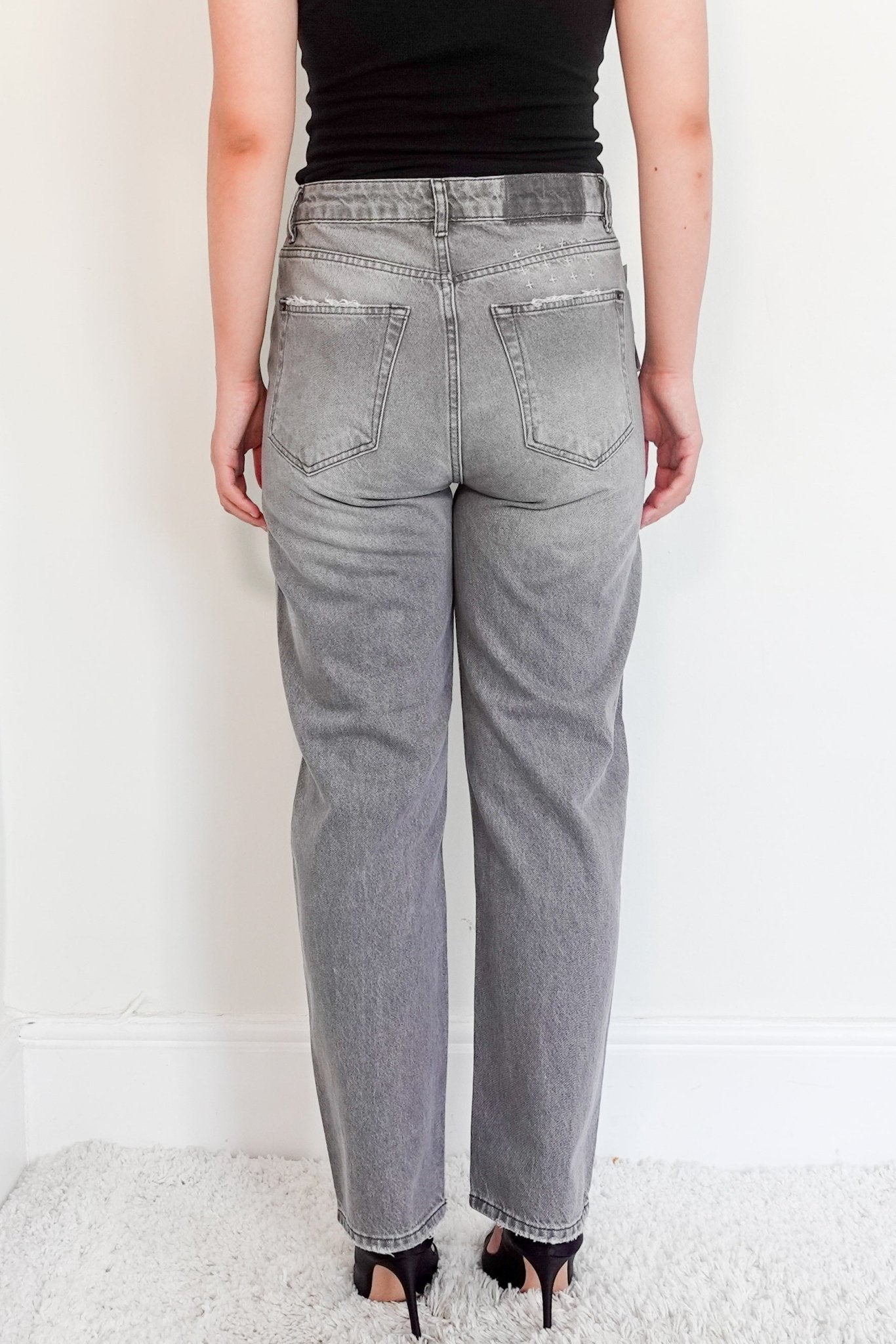 TSUBI light wash grey jeans RRP £250 - Reloved Again