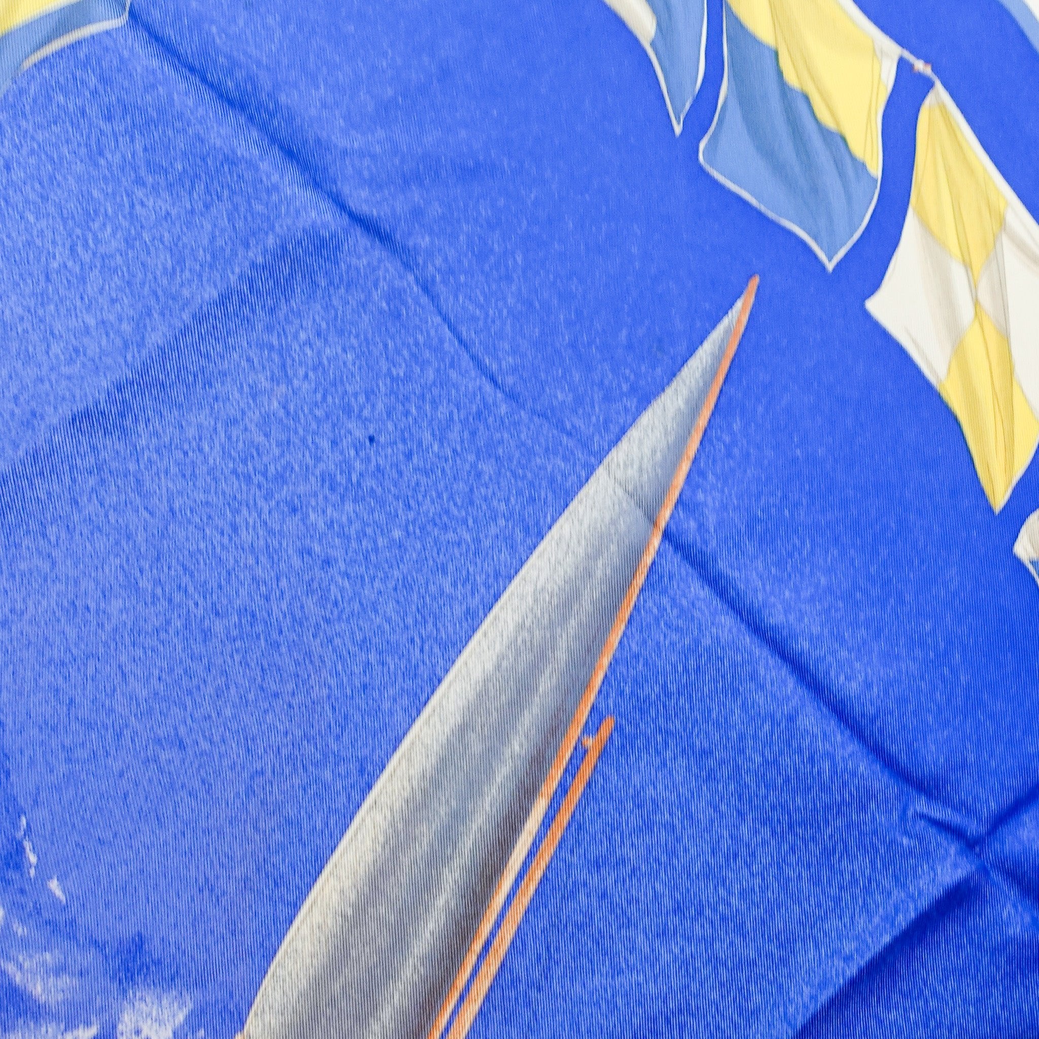 Boat print silk scarf RRP £470 - Reloved Again