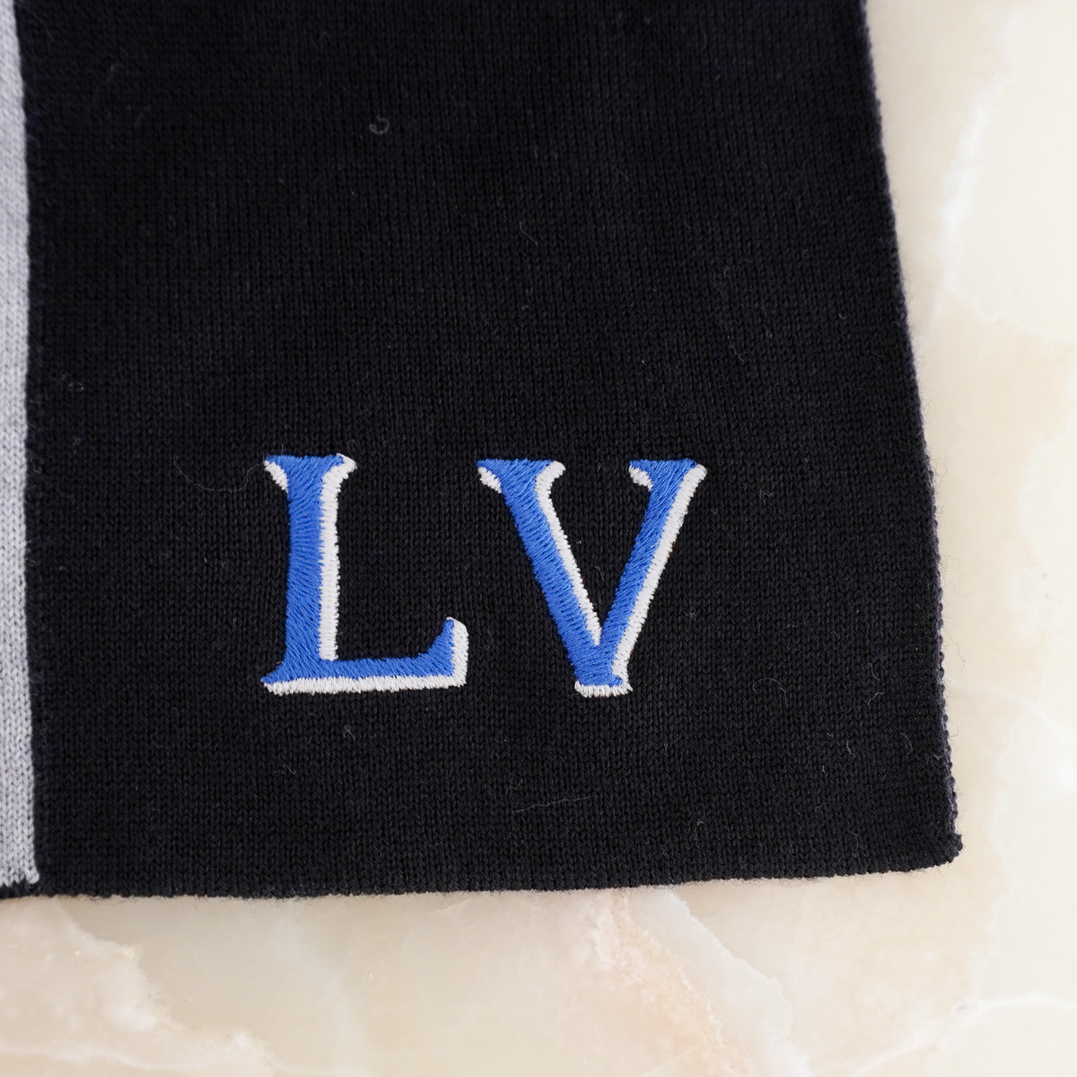 Louis Vuitton Monogram Scarf Black (RRP £515) | Authentic Preloved - Reloved Again