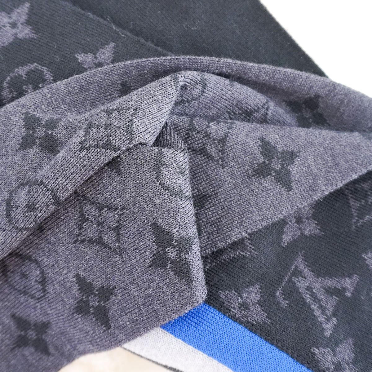 Louis Vuitton Monogram Scarf Black (RRP £515) | Authentic Preloved - Reloved Again