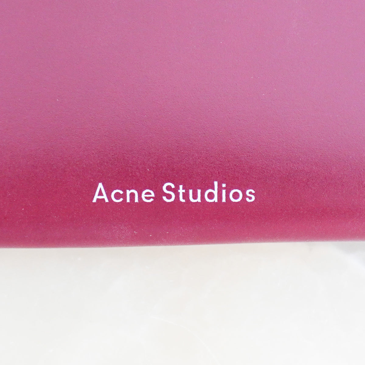 Acne Studios Burgundy Clutch (RRP £350) | Authentic Preloved - Reloved Again