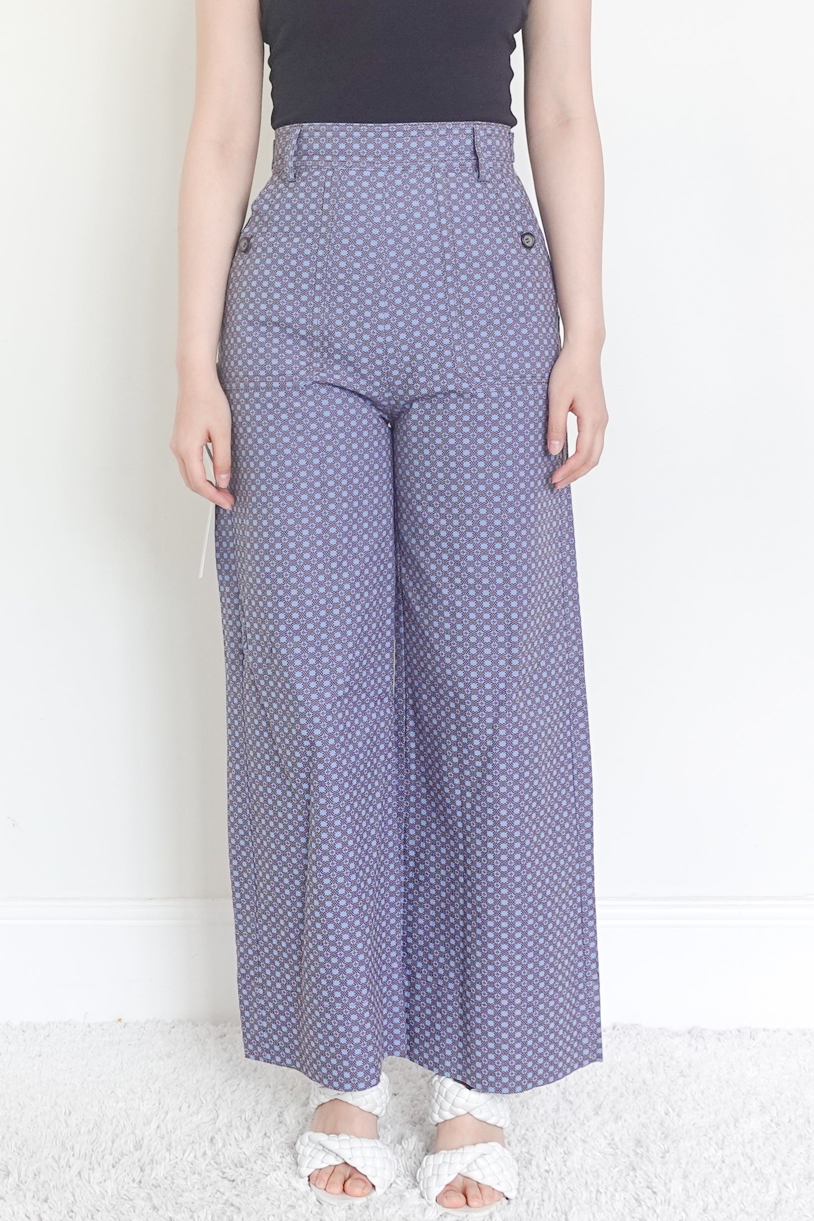 NEW Printed high waist trousers RRP £250
