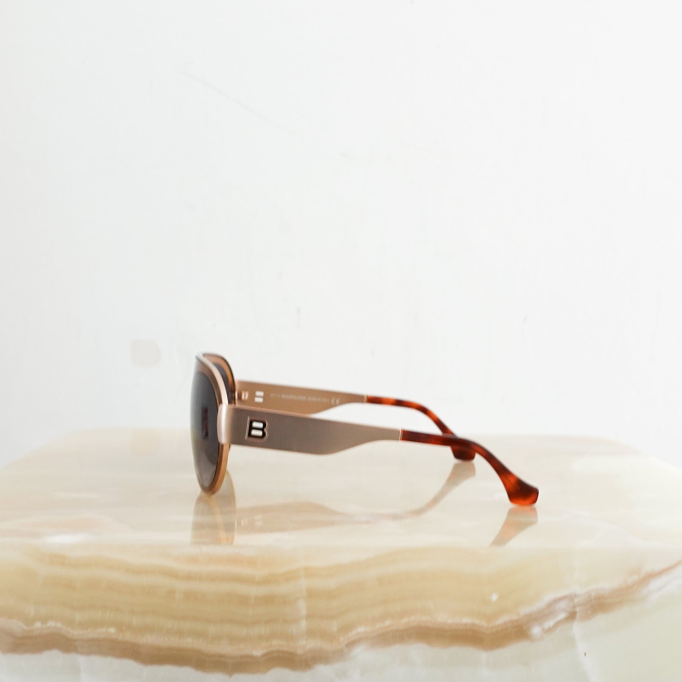 Balenciaga Aviator sunglasses in rose gold RRP £420 | Authentic Preloved