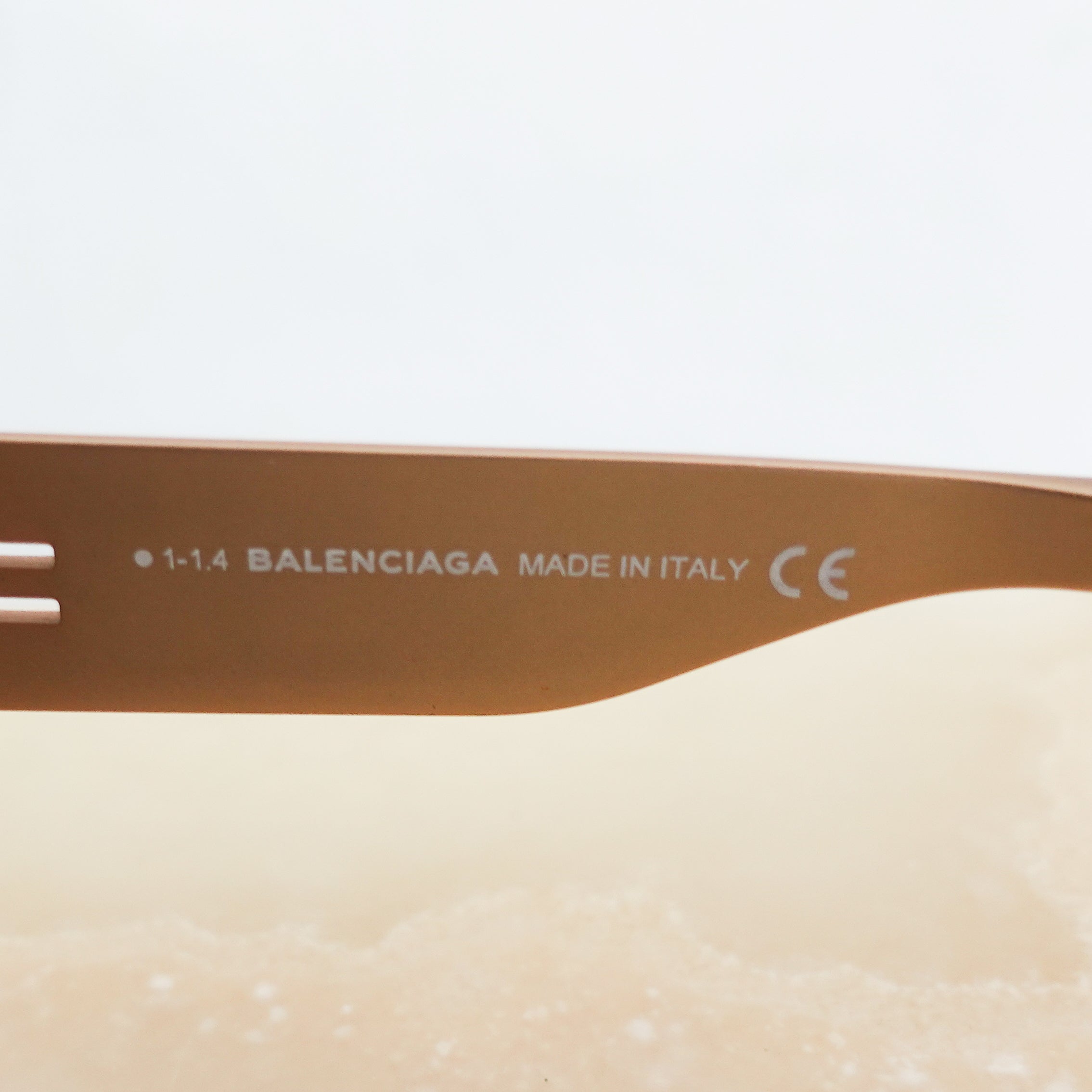 Balenciaga Aviator sunglasses in rose gold RRP £420 | Authentic Preloved