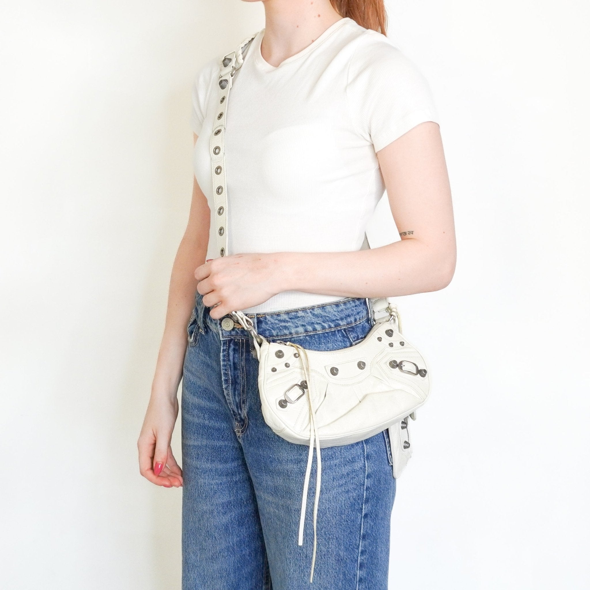 Balenciaga Le Cagole XS Bag in White (RRP £1890) | Authentic Preloved - Reloved Again