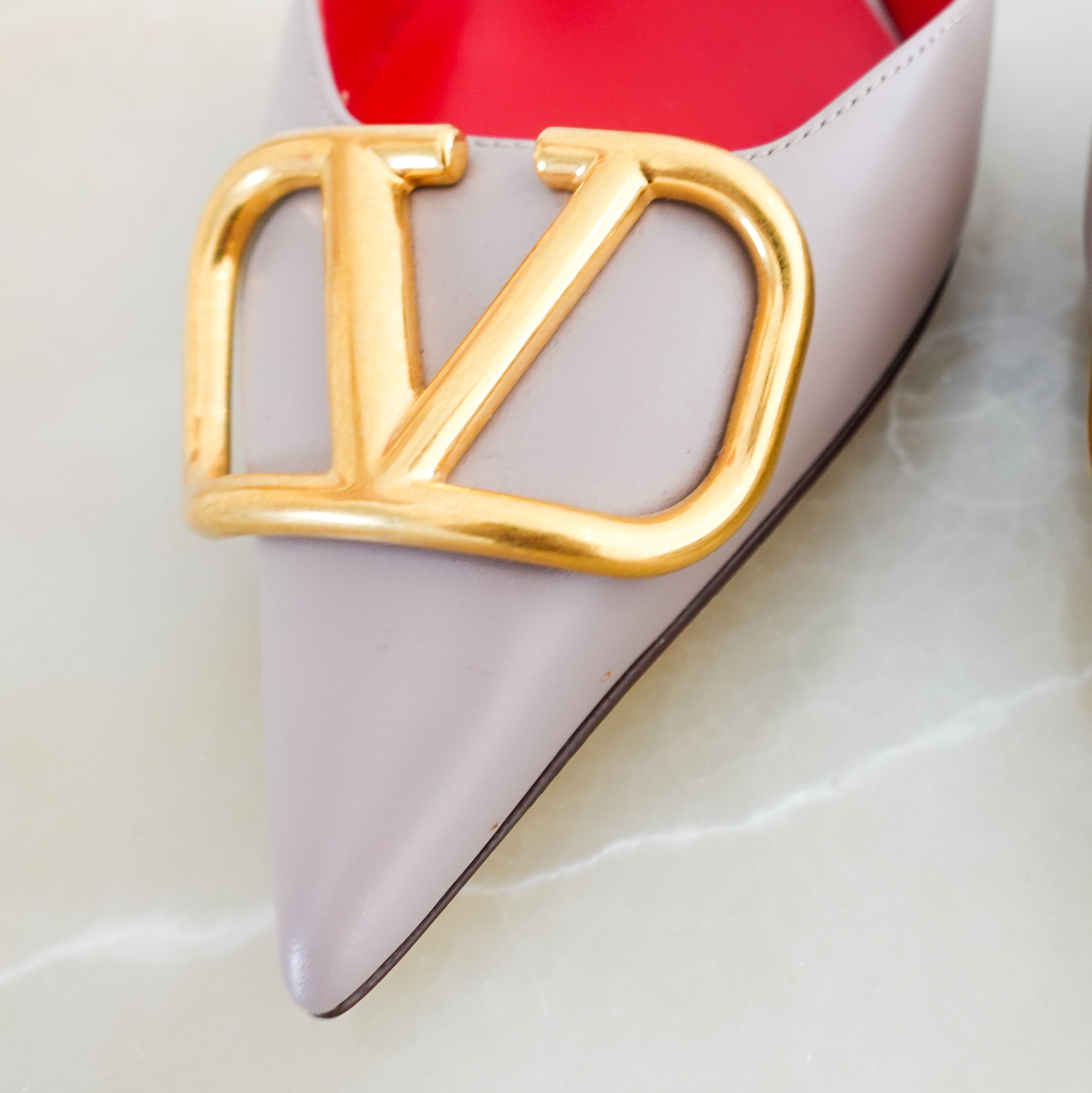 NEW Valentino Garavani nude slingback heels in RRP £850 | Authentic Preloved