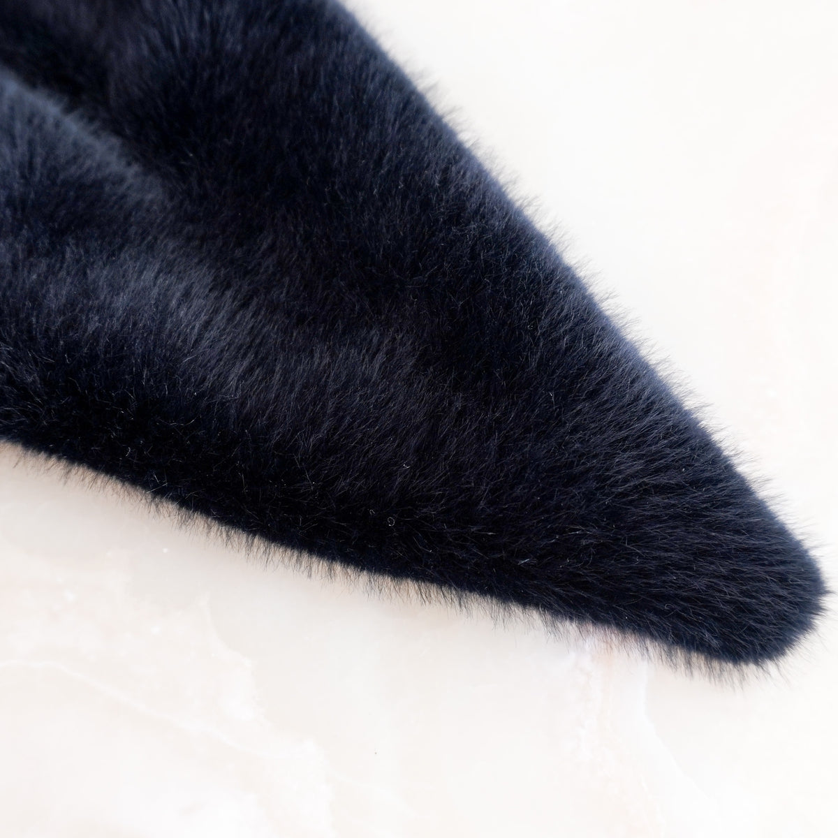 Herno Faux Fur Black Scarf RRP £160 | Authentic Preloved FINAL SALE