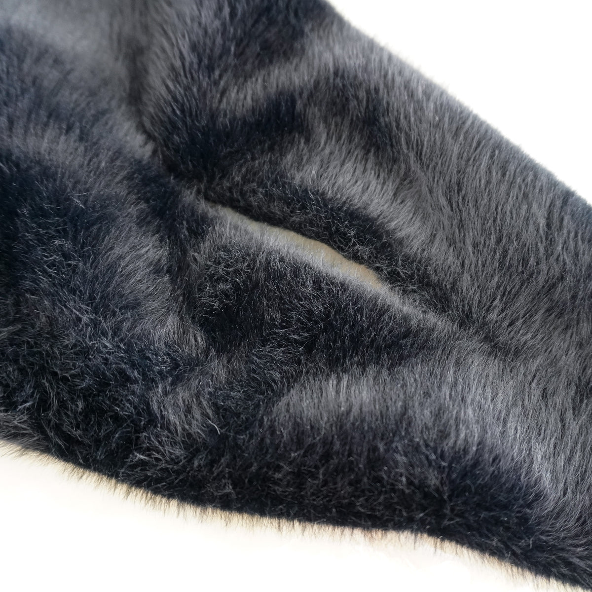 Herno Faux Fur Black Scarf RRP £160 | Authentic Preloved FINAL SALE