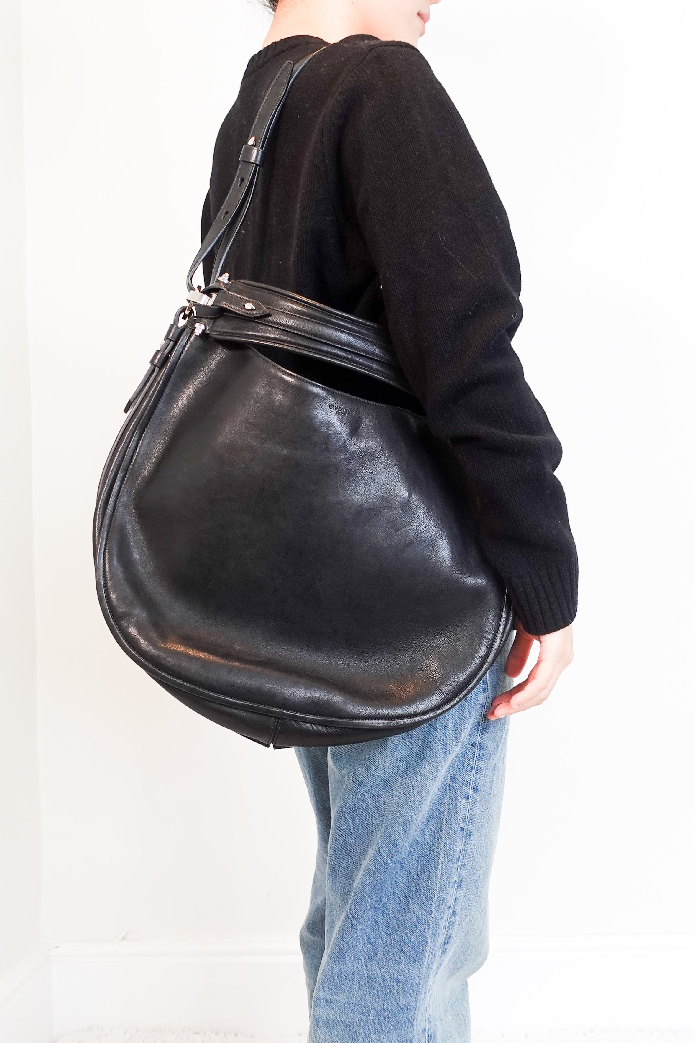 Givenchy Black Hobo Tote Bag RRP £1.8k | Authentic Preloved