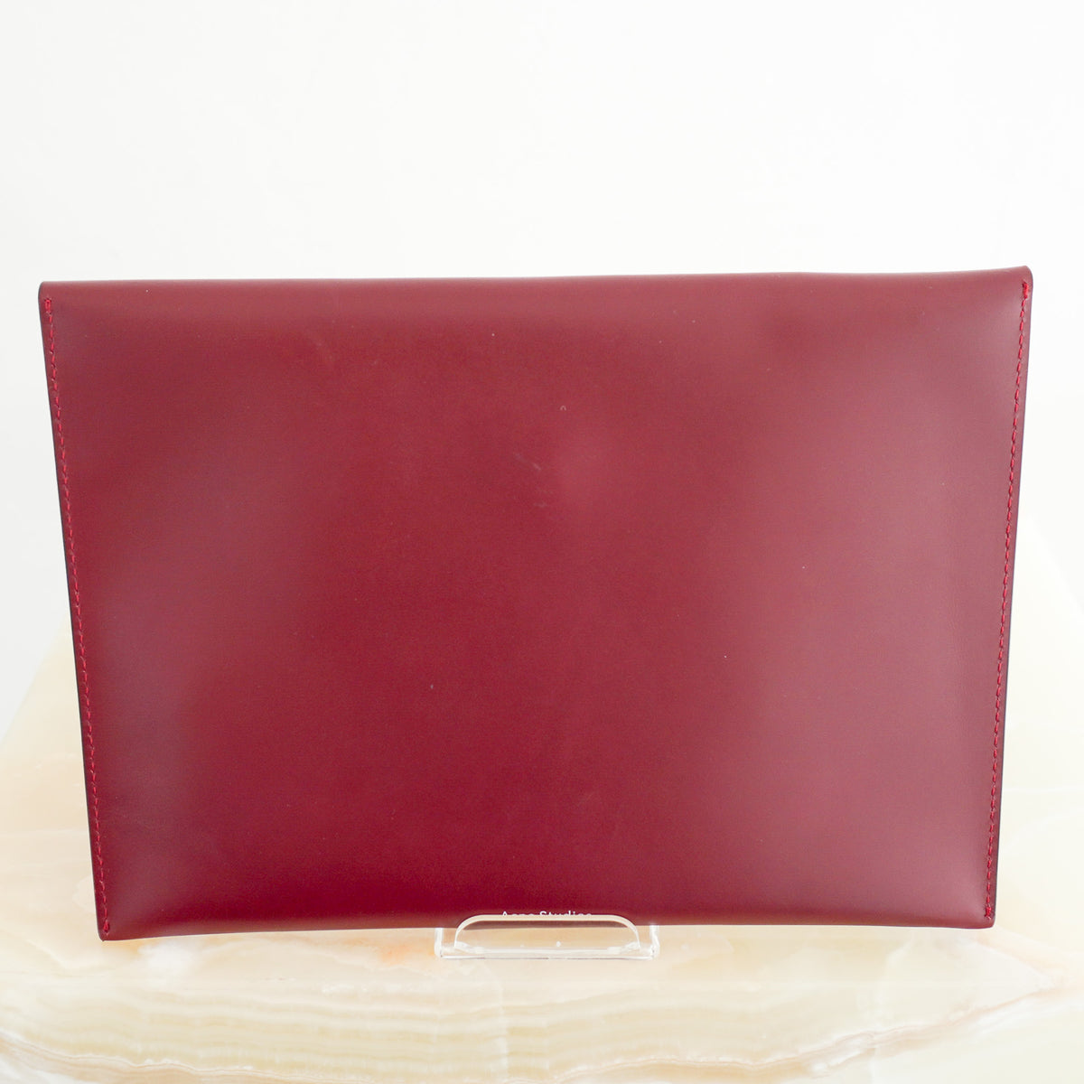 Acne Studios Burgundy Clutch (RRP £350) | Authentic Preloved - Reloved Again