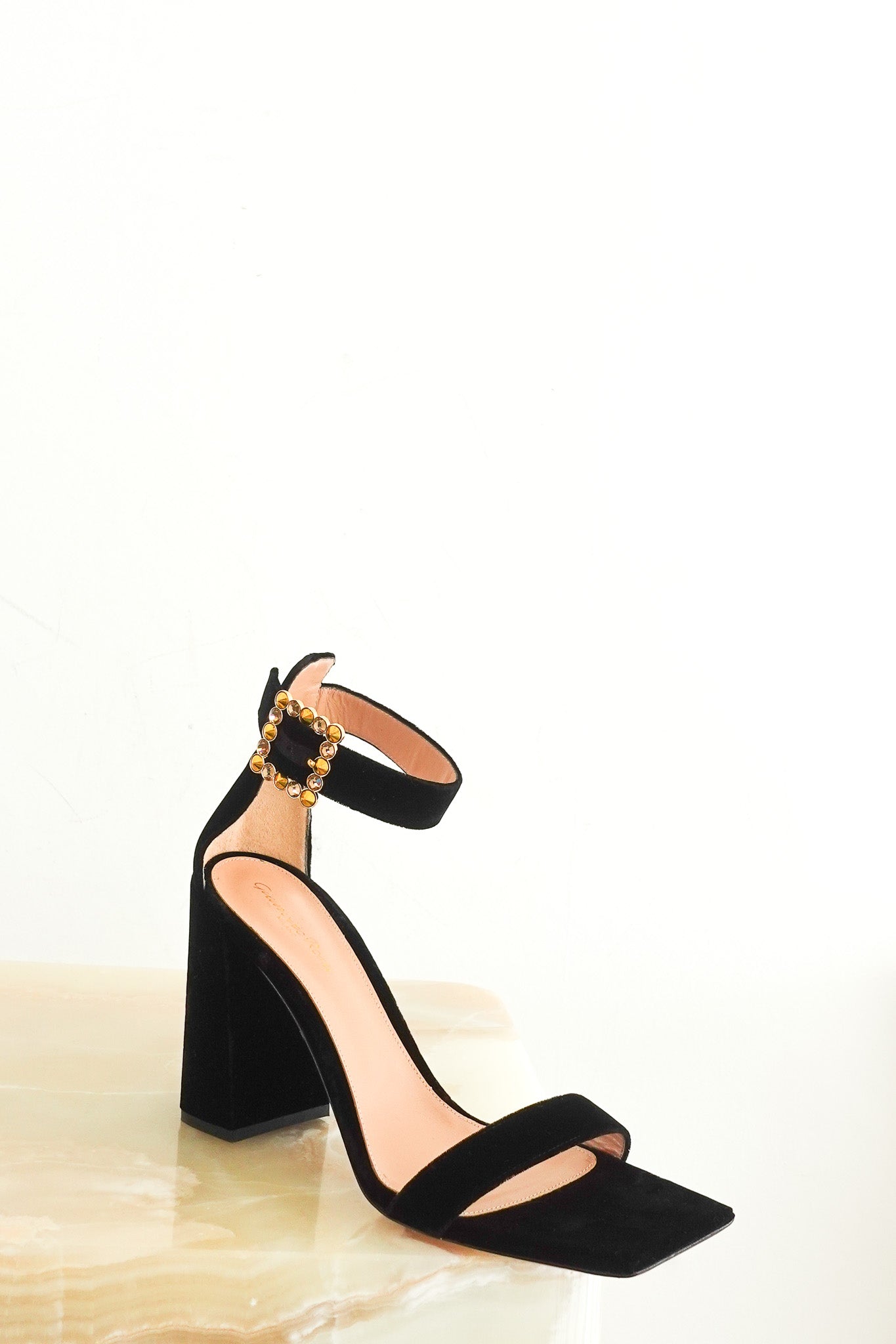 Gianvito Rossi Portofino Suede Heels RRP £500 | Authentic Preloved - Reloved Again