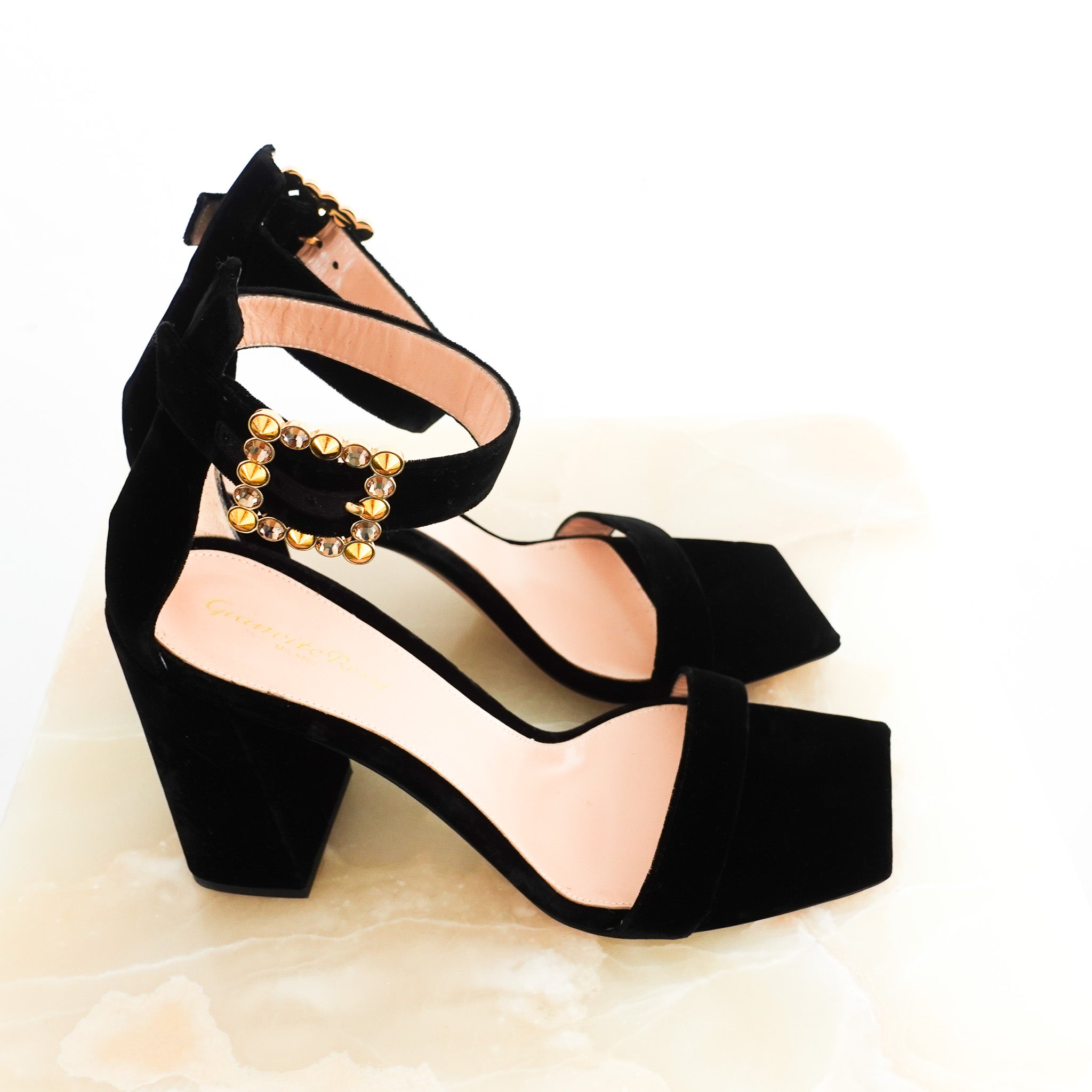 Gianvito Rossi Portofino Suede Heels RRP £500 | Authentic Preloved - Reloved Again