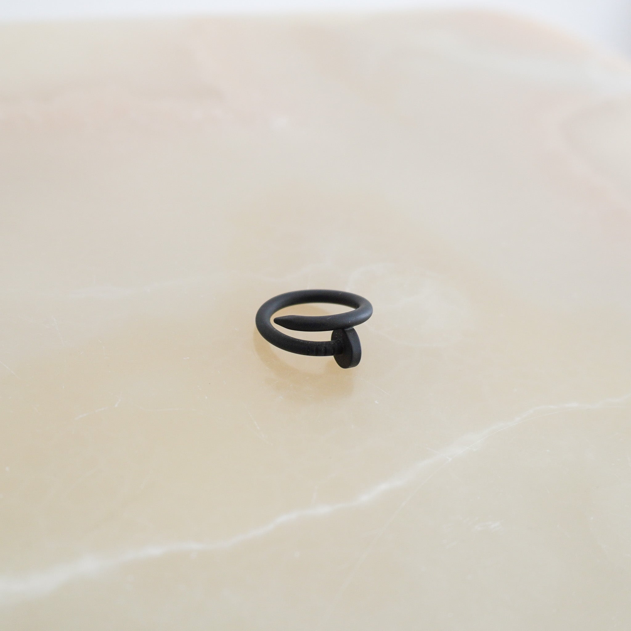 Cartier Juste un Clou Black Ceramic Ring RRP £5,980 | Authentic Preloved