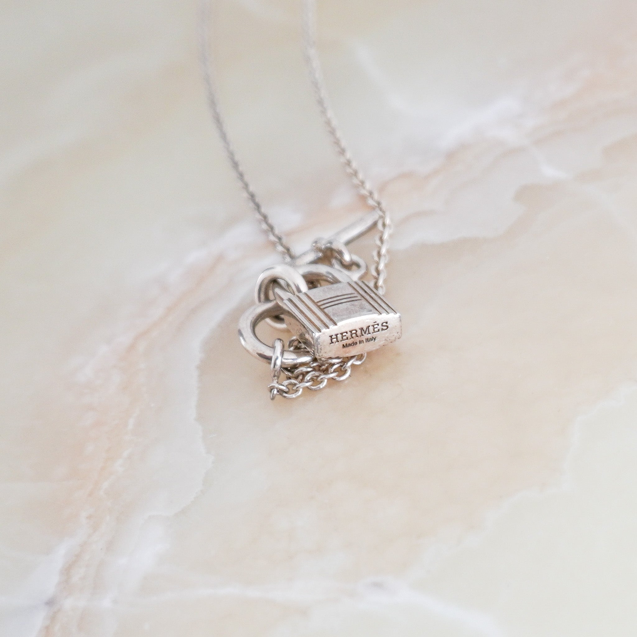 Hermes O'Kelly Necklace in Sterling Silver RRP £1000 | Authentic Preloved FINAL SALE