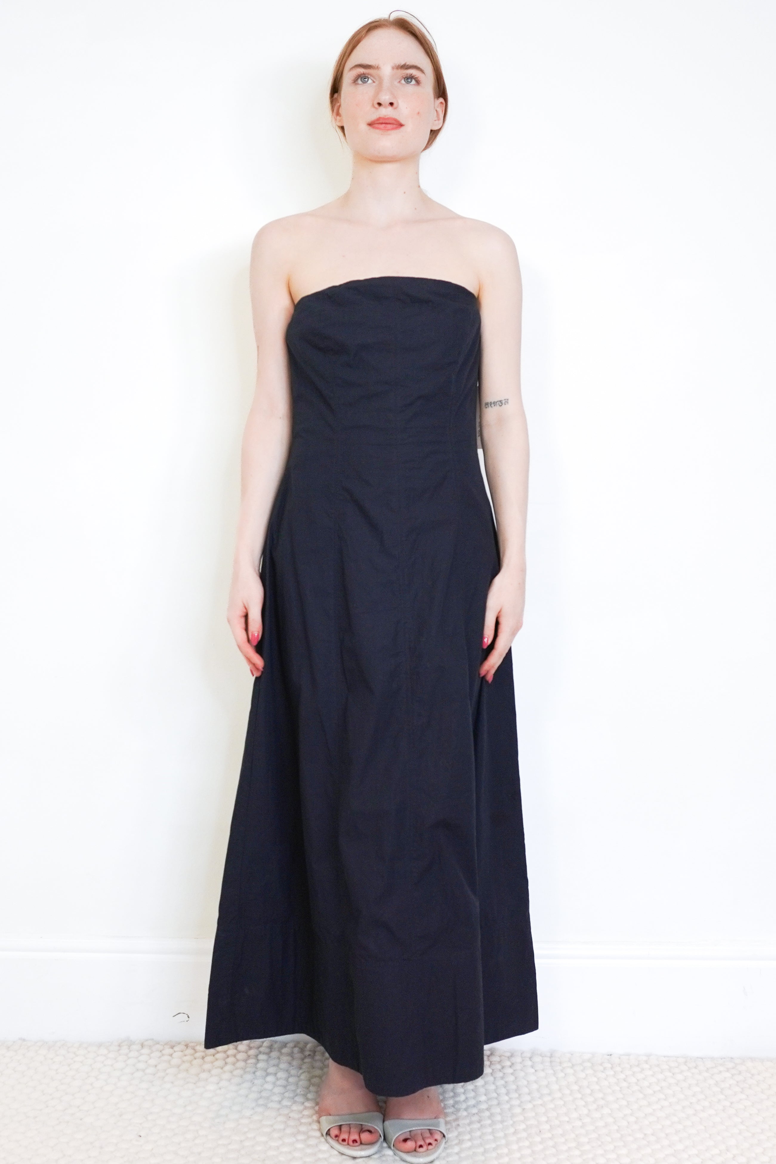 A PIECE APART Organic Cotton Strapless Dress RRP £450 | Authentic Preloved