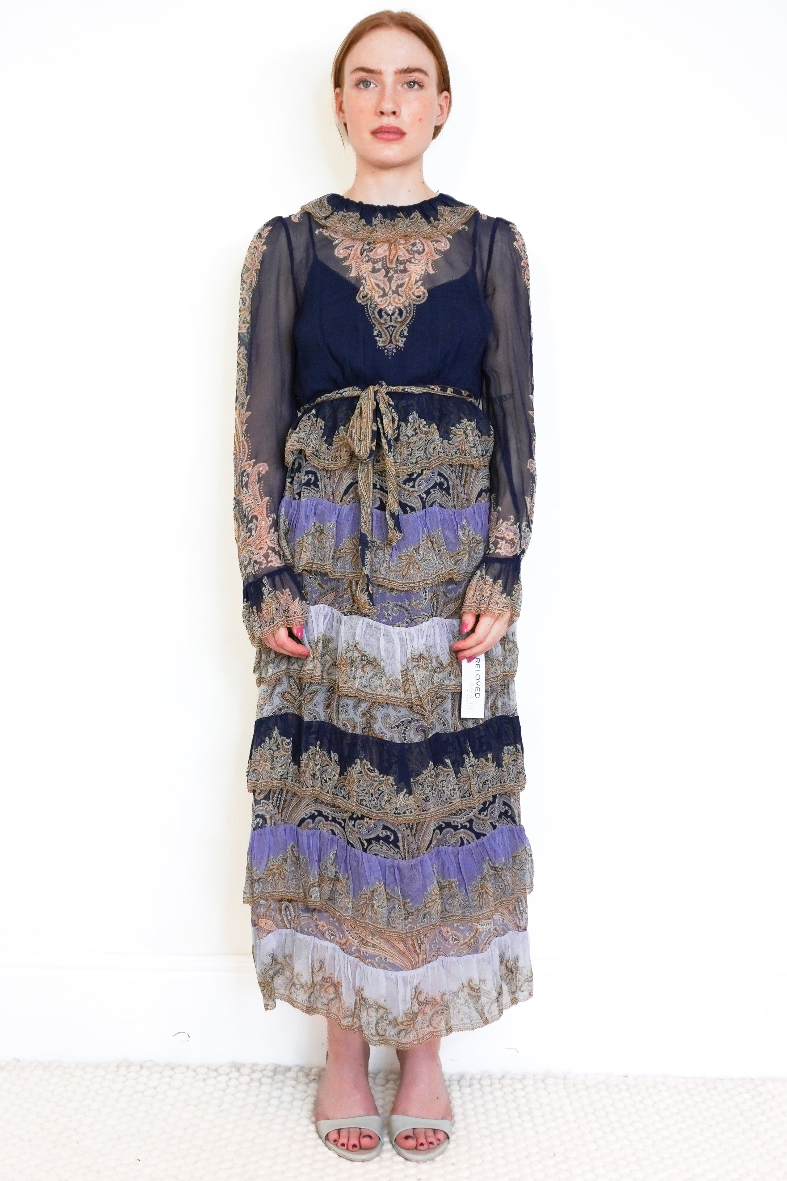 Zimmermann Silk Paisley Dress (RRP £800) | Authentic & Preloved