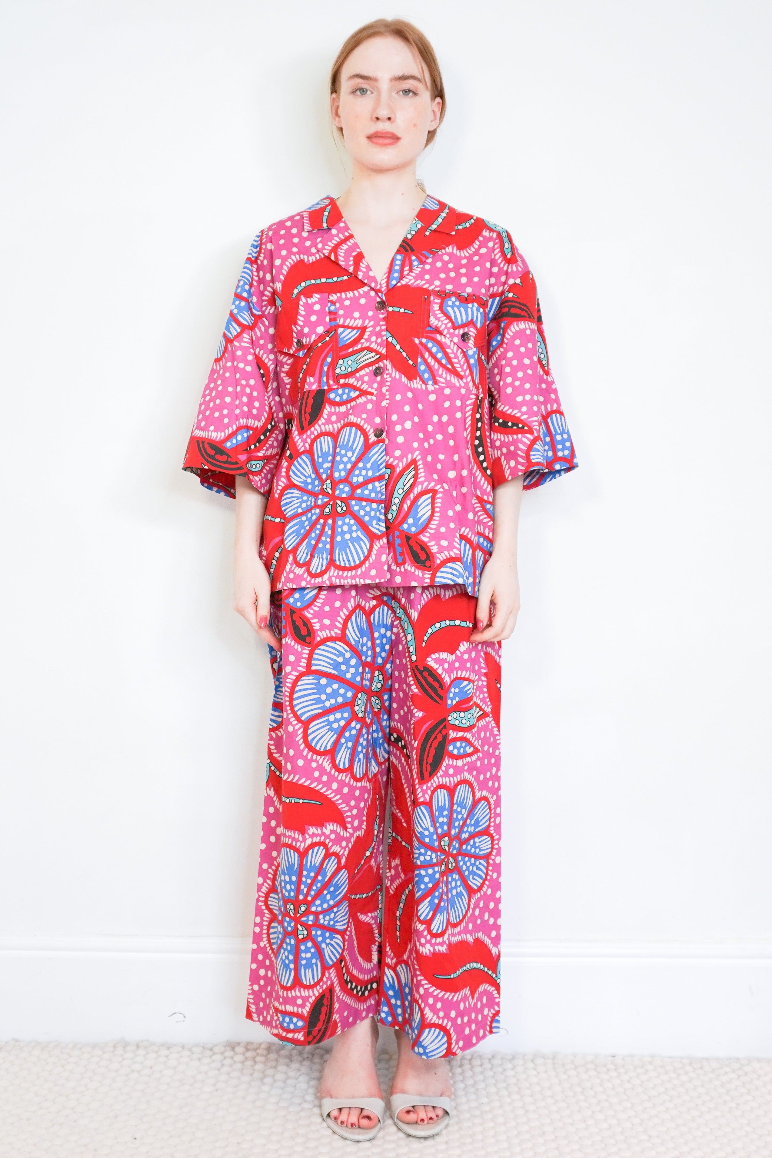 Rhode Resort Multicolour Floral Cotton Co-Ord Set (RRP £600) | Authentic Preloved