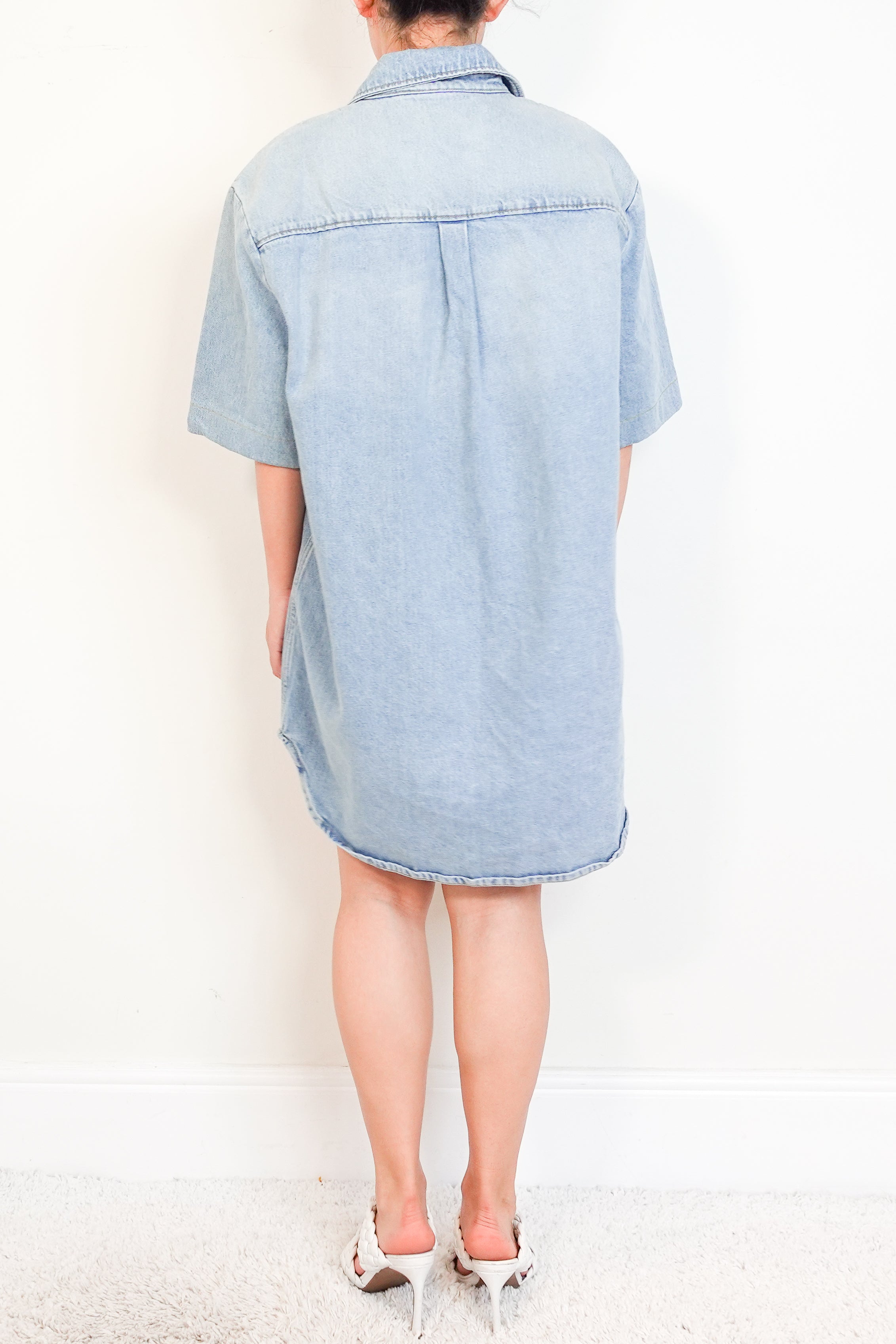 LouLou blue denim shirt dress RRP £375 | Authentic Preloved