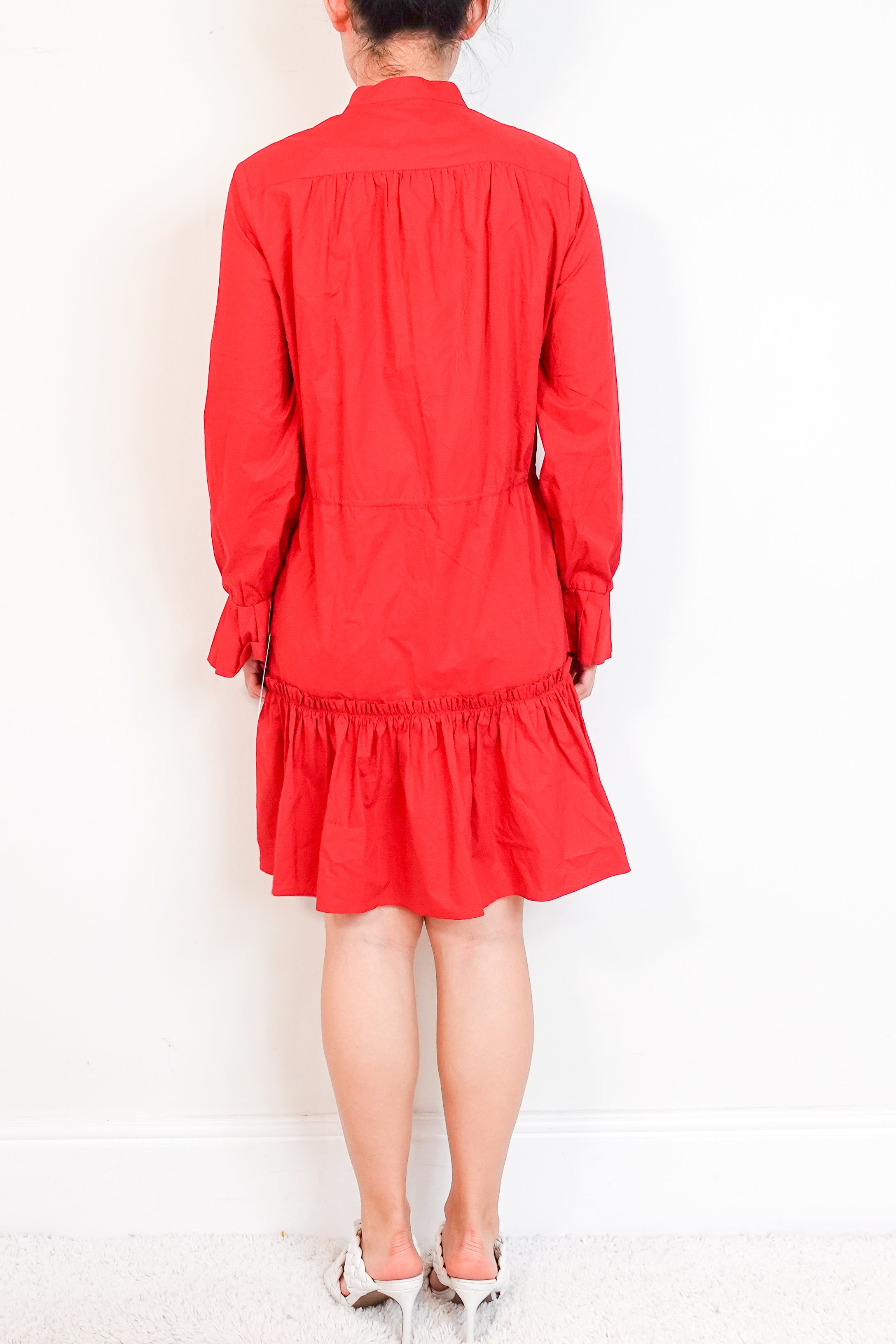 NEW Saloni red Billie dress RRP £400 | Authentic Preloved