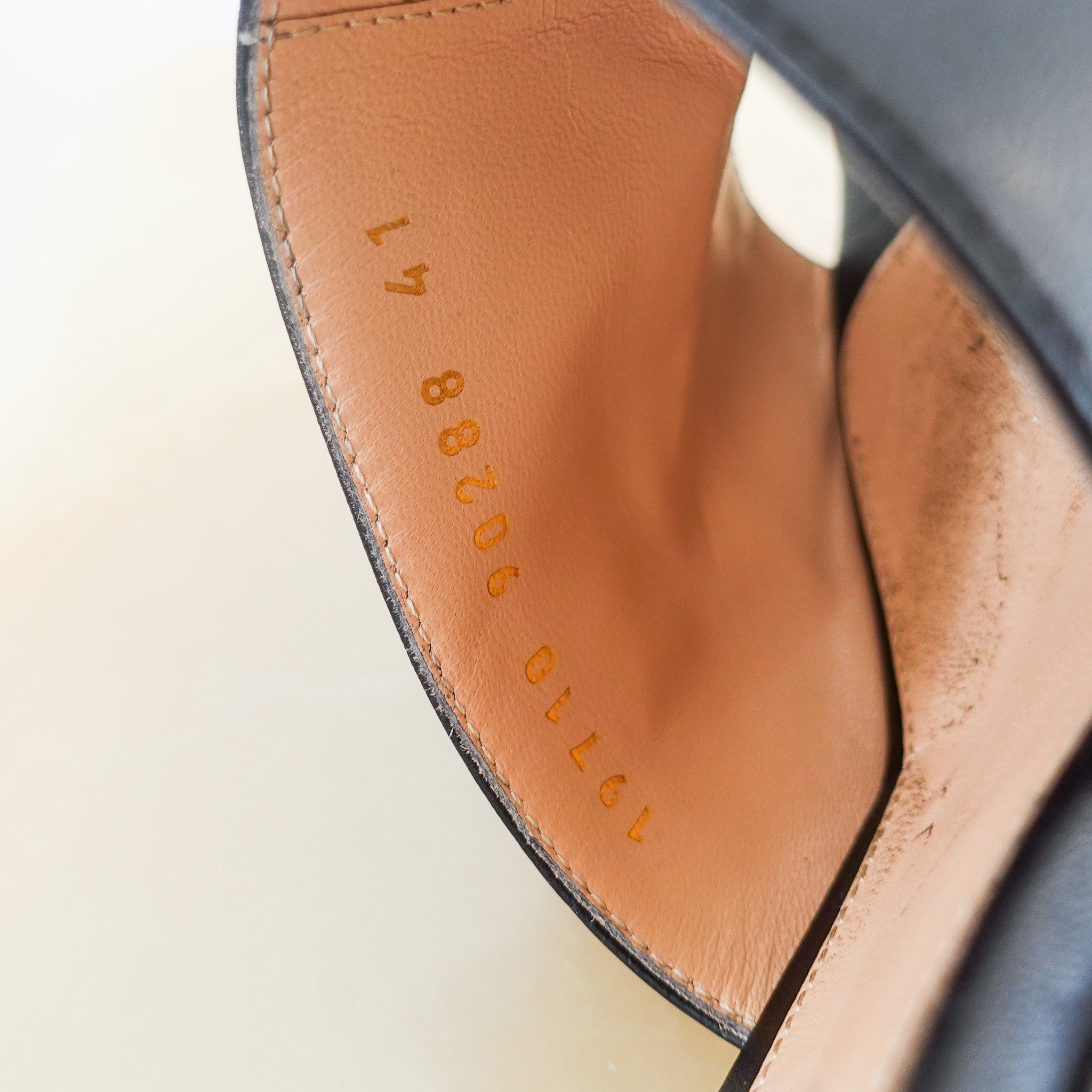 Black square toe heels RRP £500