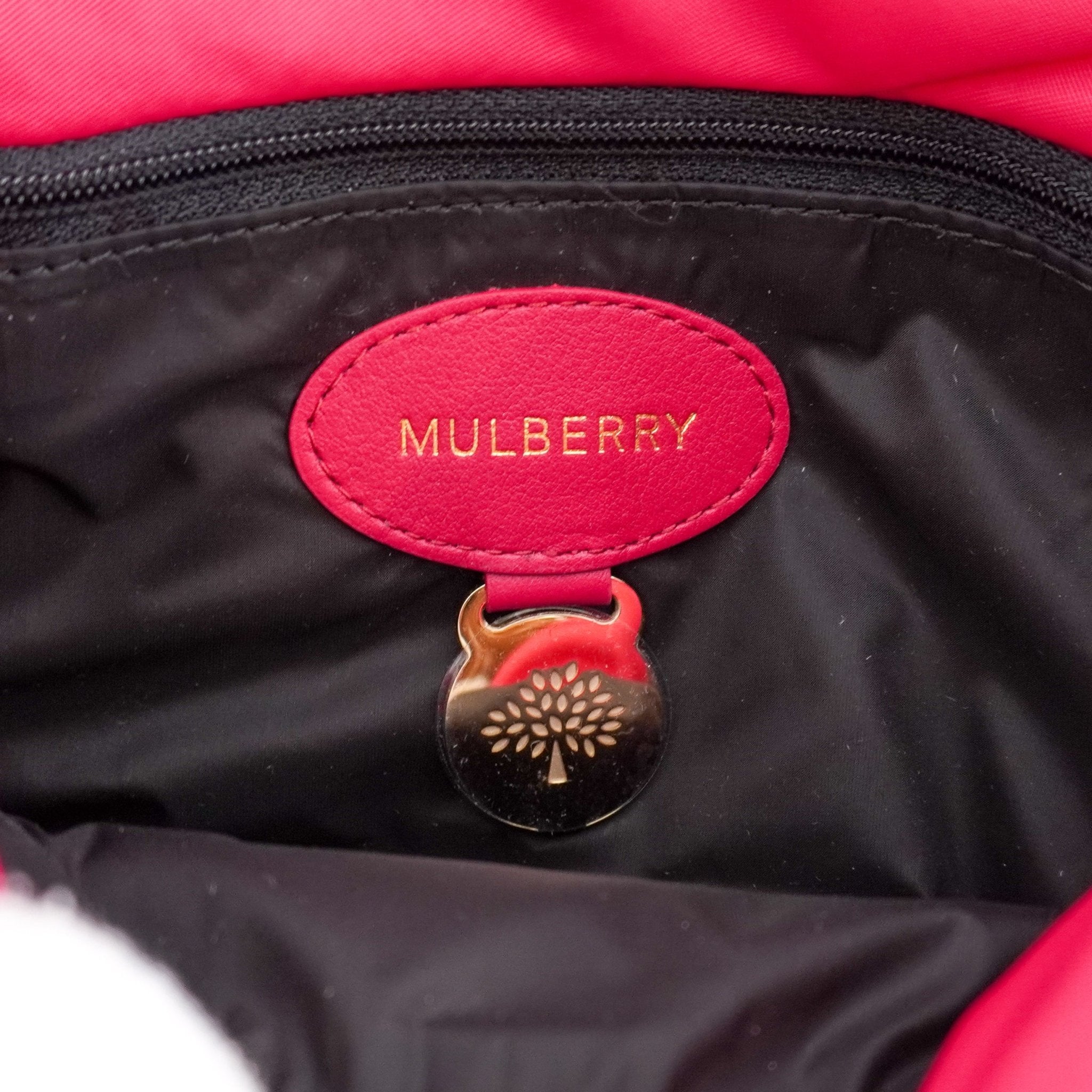 NEW Mulberry Pink Lily Top Handle Padded Nylon Shoulder Bag (RRP £1125) | Authentic Preloved - Reloved Again