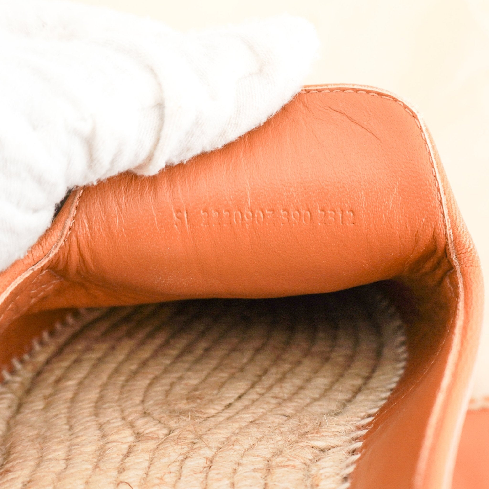 Hermès Feria Espadrille Mule in Naturel Leather (RRP £1130) | Authentic Preloved - Reloved Again