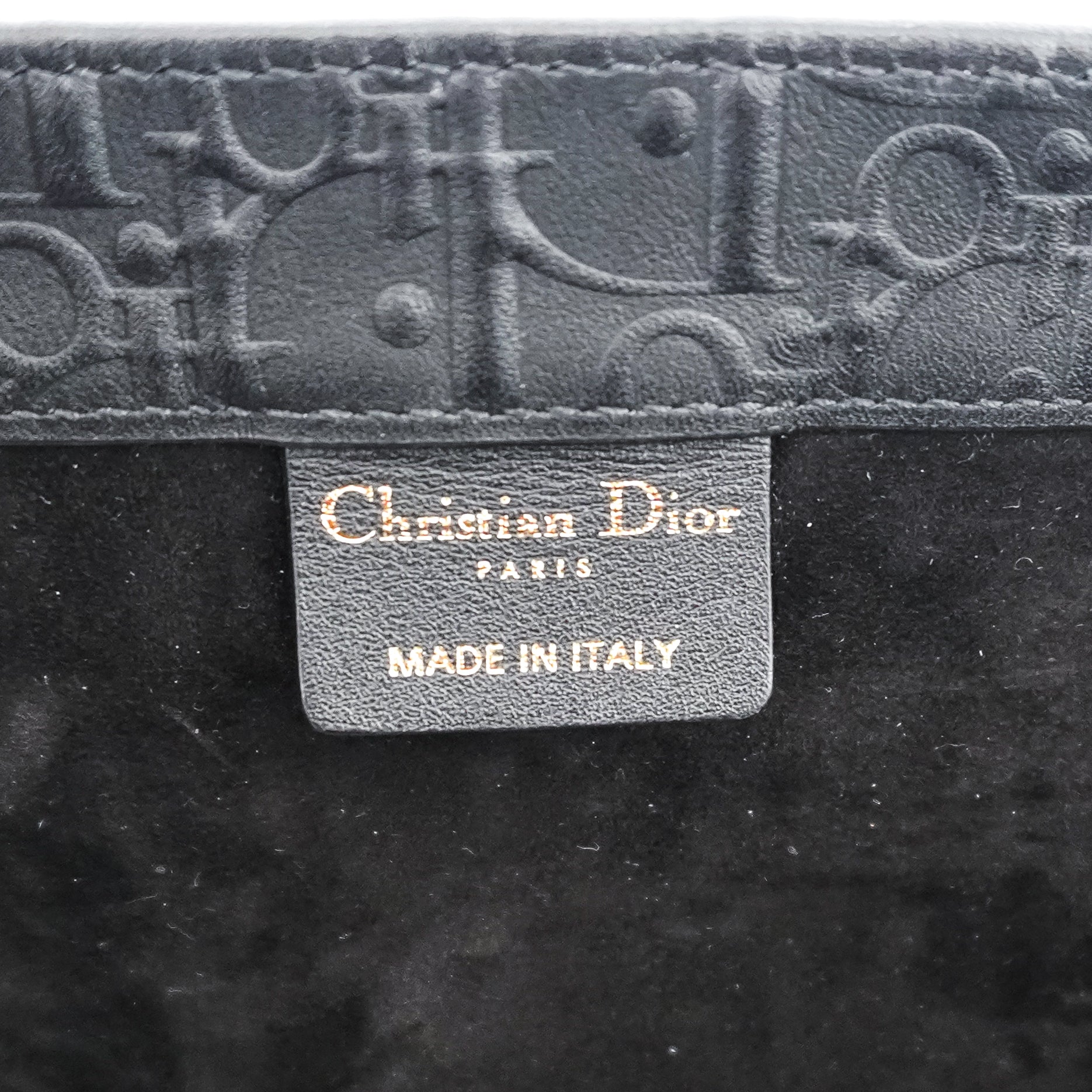 Dior Large Leather Book Tote in Black RRP £3000 | Authentic Preloved - Reloved Again