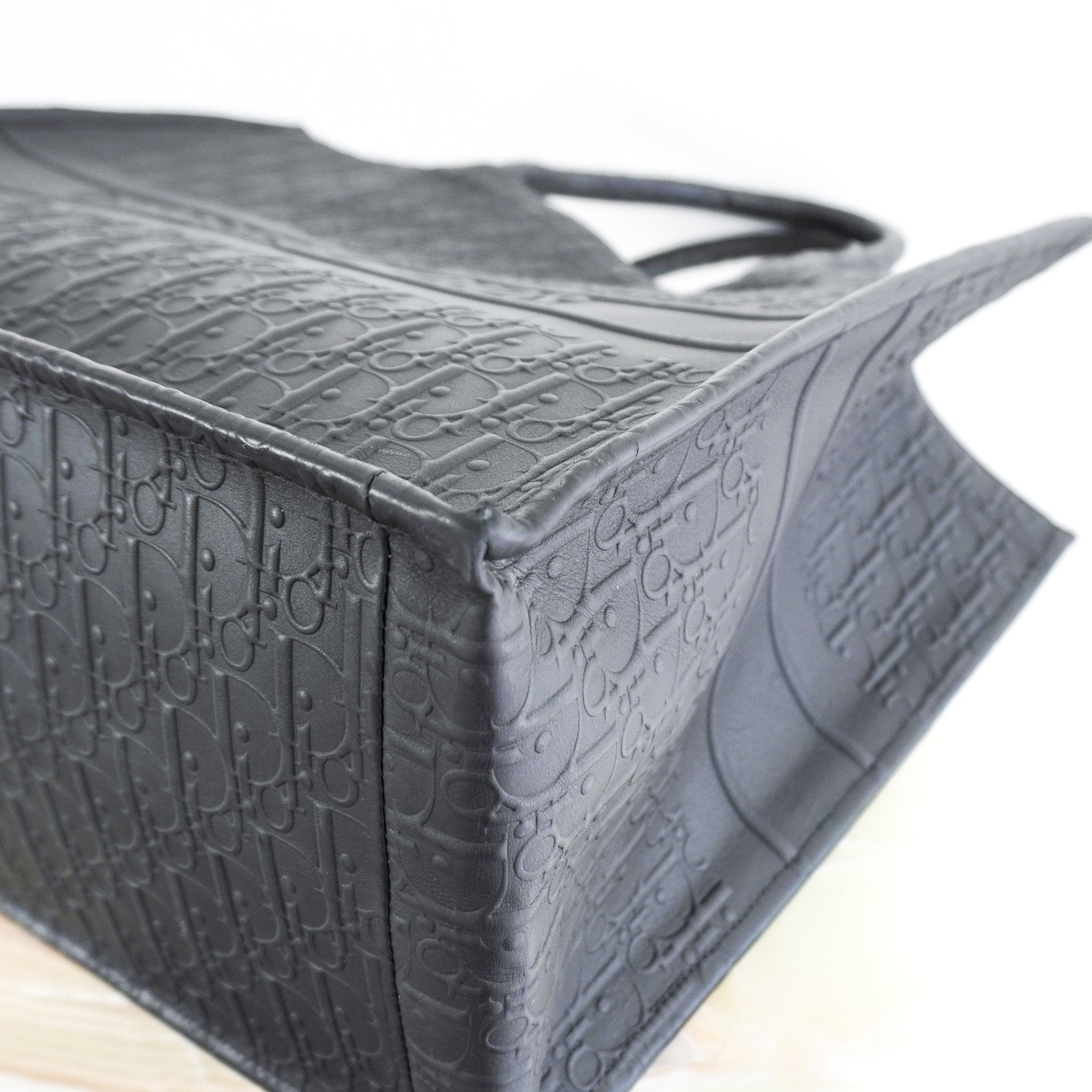 Dior Large Leather Book Tote in Black RRP £3000 | Authentic Preloved - Reloved Again